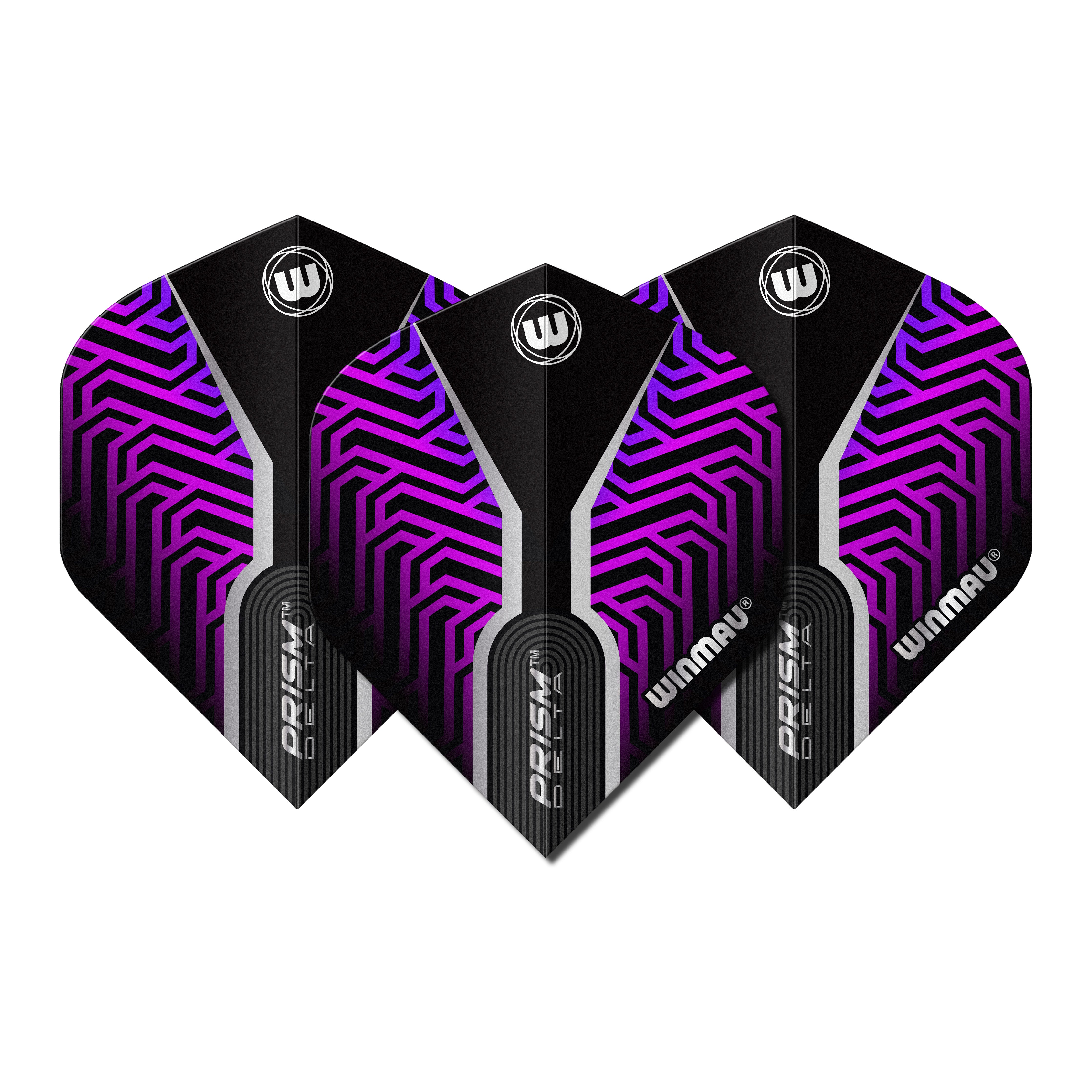 Winmau Prism Delta Kairos Dart Flights - Standard No2 - Purple