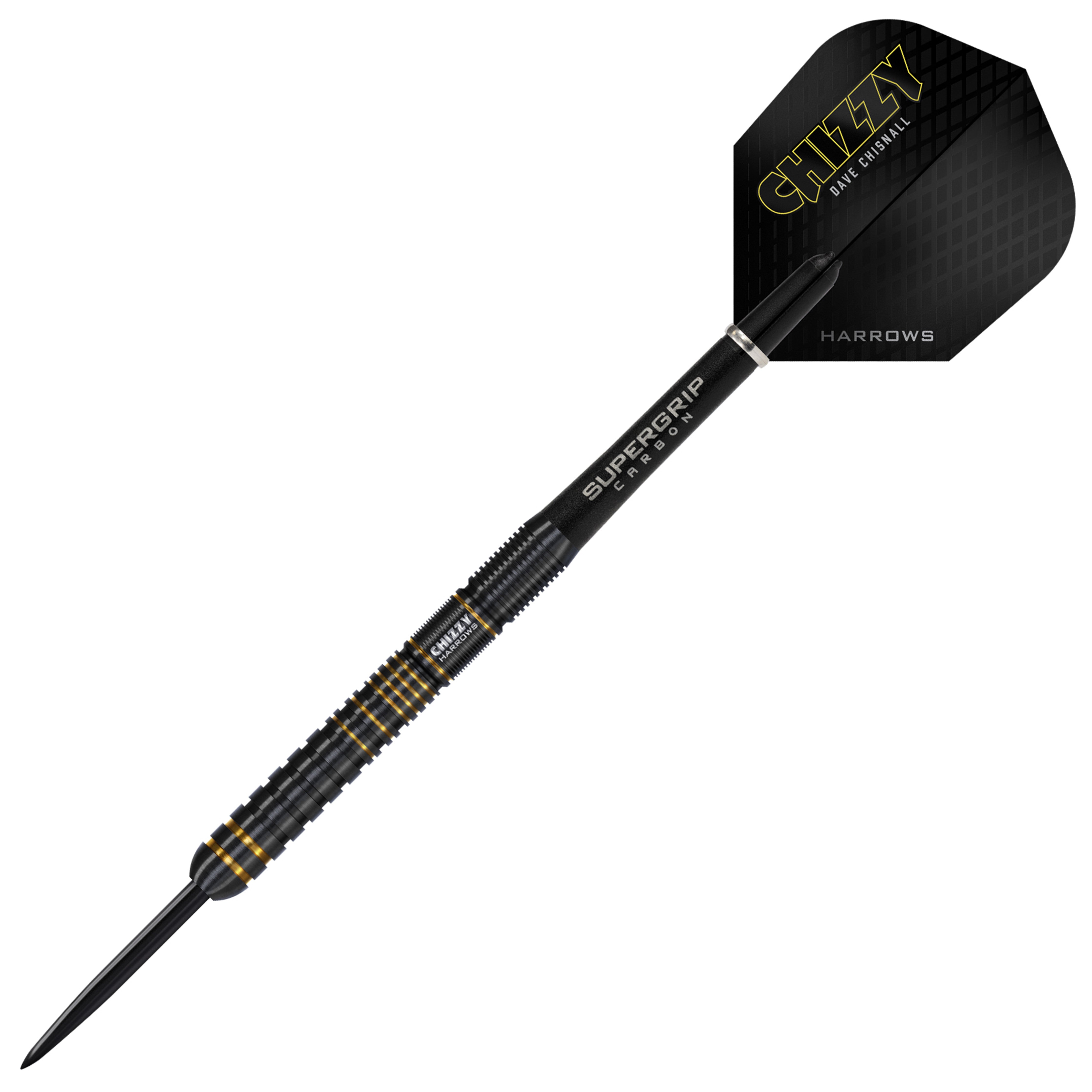 Harrows David 'Chizzy' Chisnall Series 3 Steel Tip Darts Set - 90% tungsten - 21g to 26g