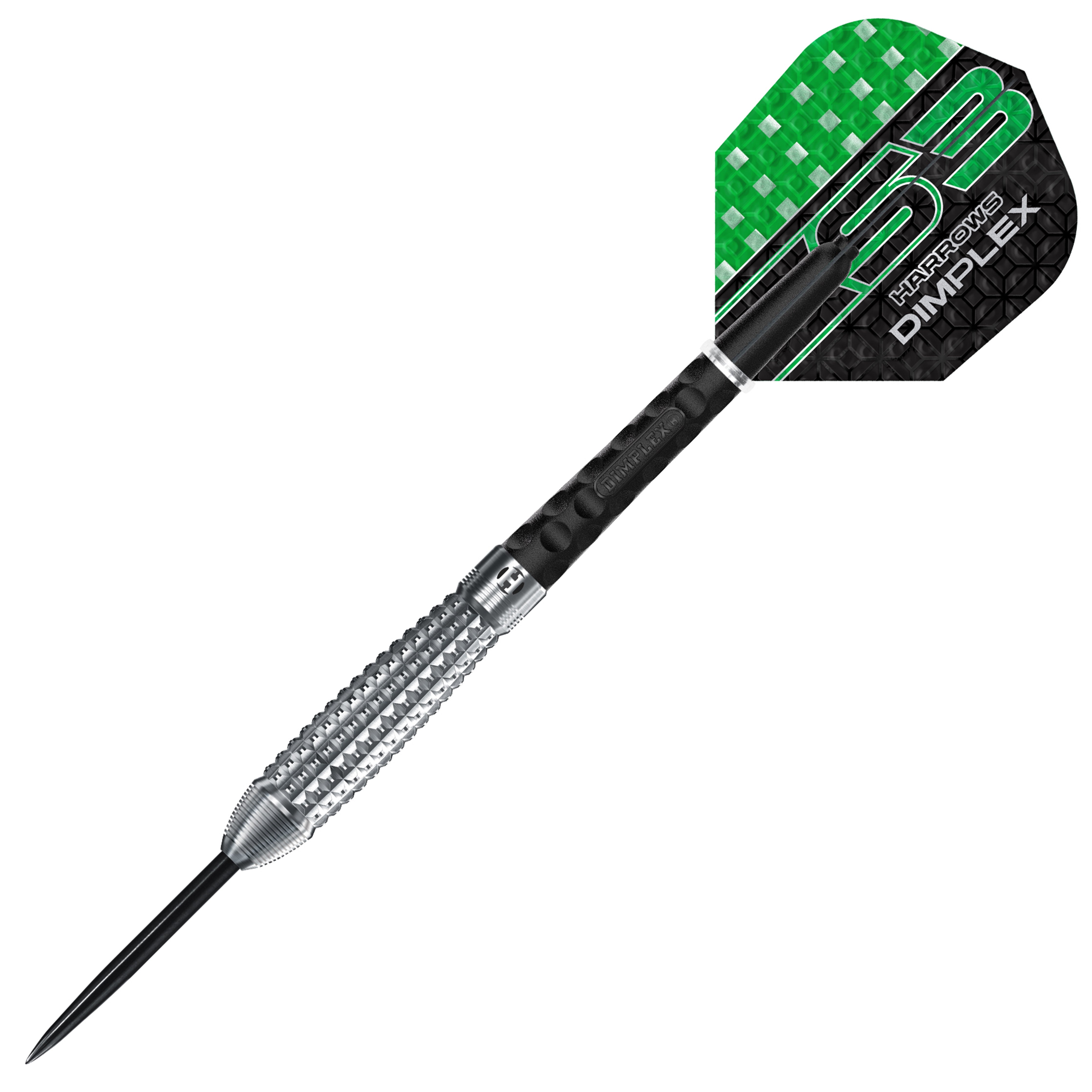 Harrows Dimplex S3 Bomb Steel Tip Darts Set - 90% Tungsten - 21g 23g 2