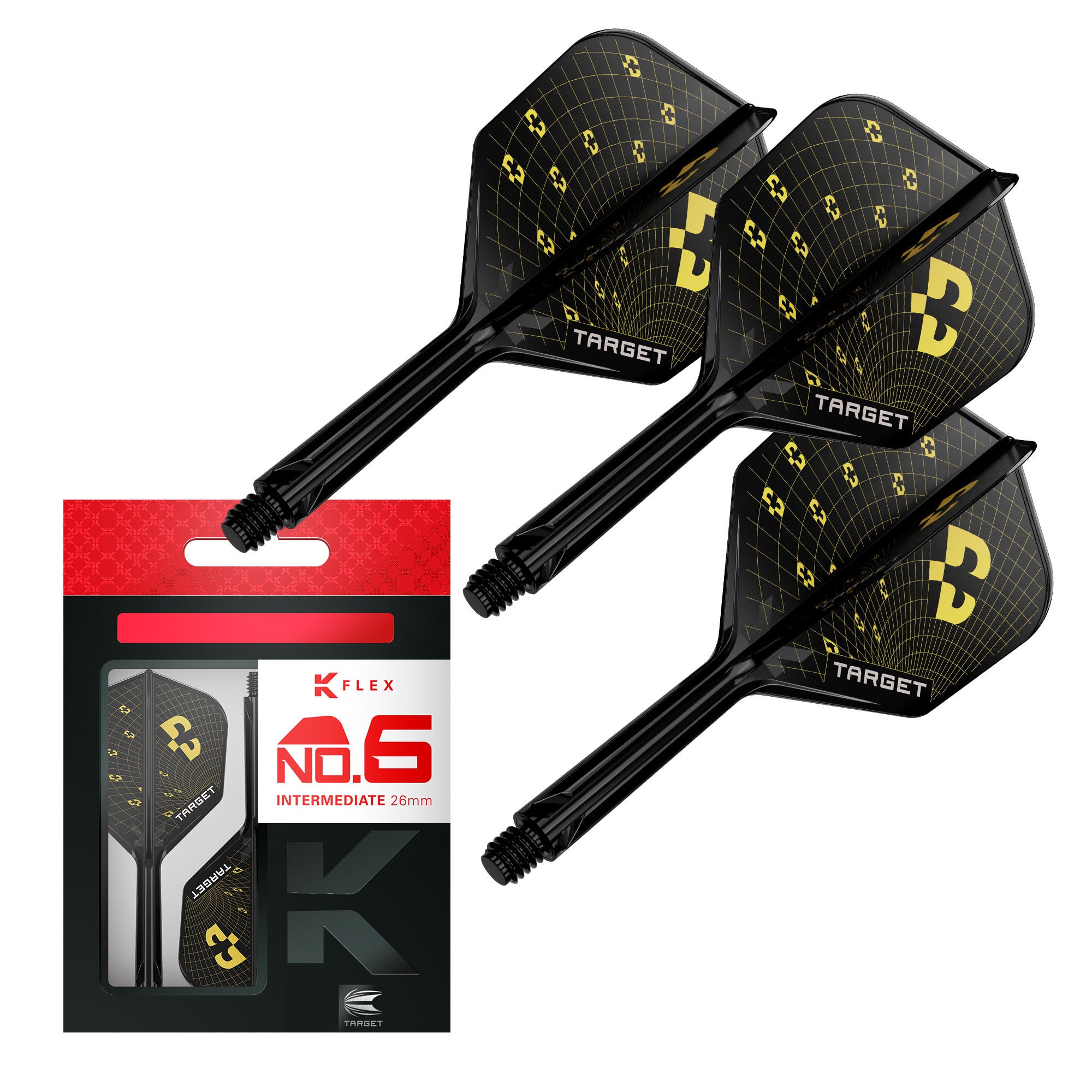 Target K-Flex Bolide Flights & Shaft System - No6 Shape