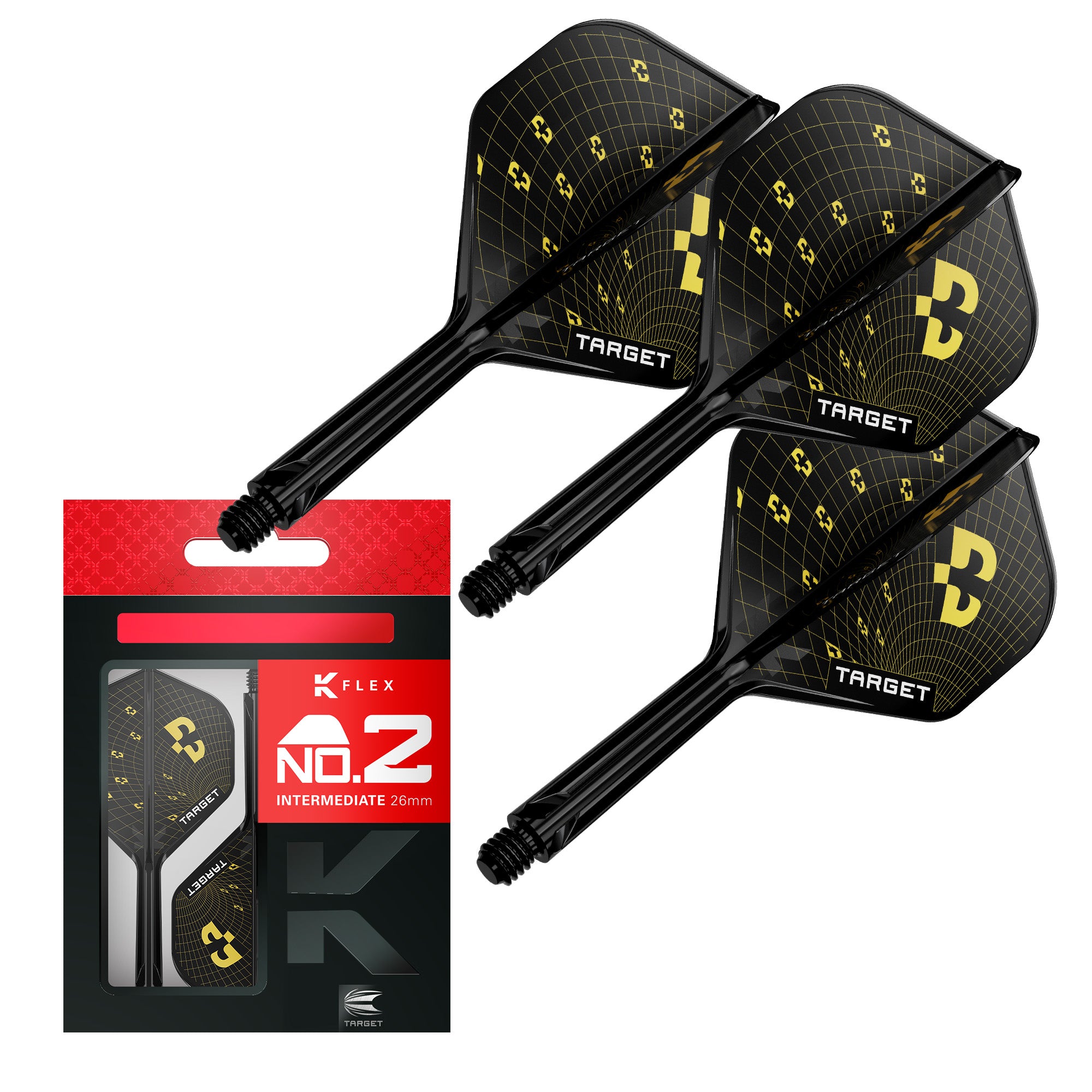 Target K-Flex Bolide Flights & Shaft System - No2 Shape