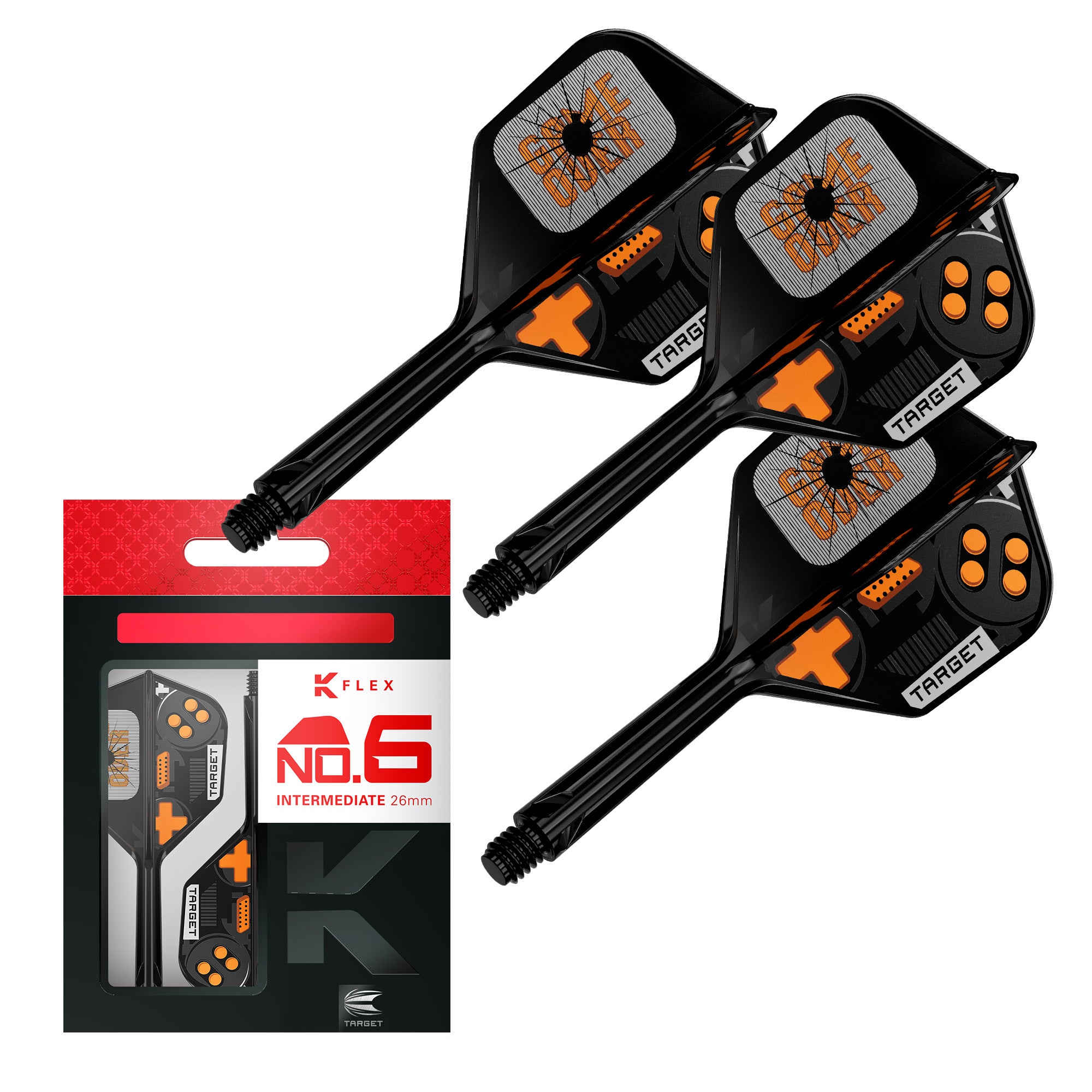 Target K-Flex Game Over Flights & Shaft System - No6 Shape