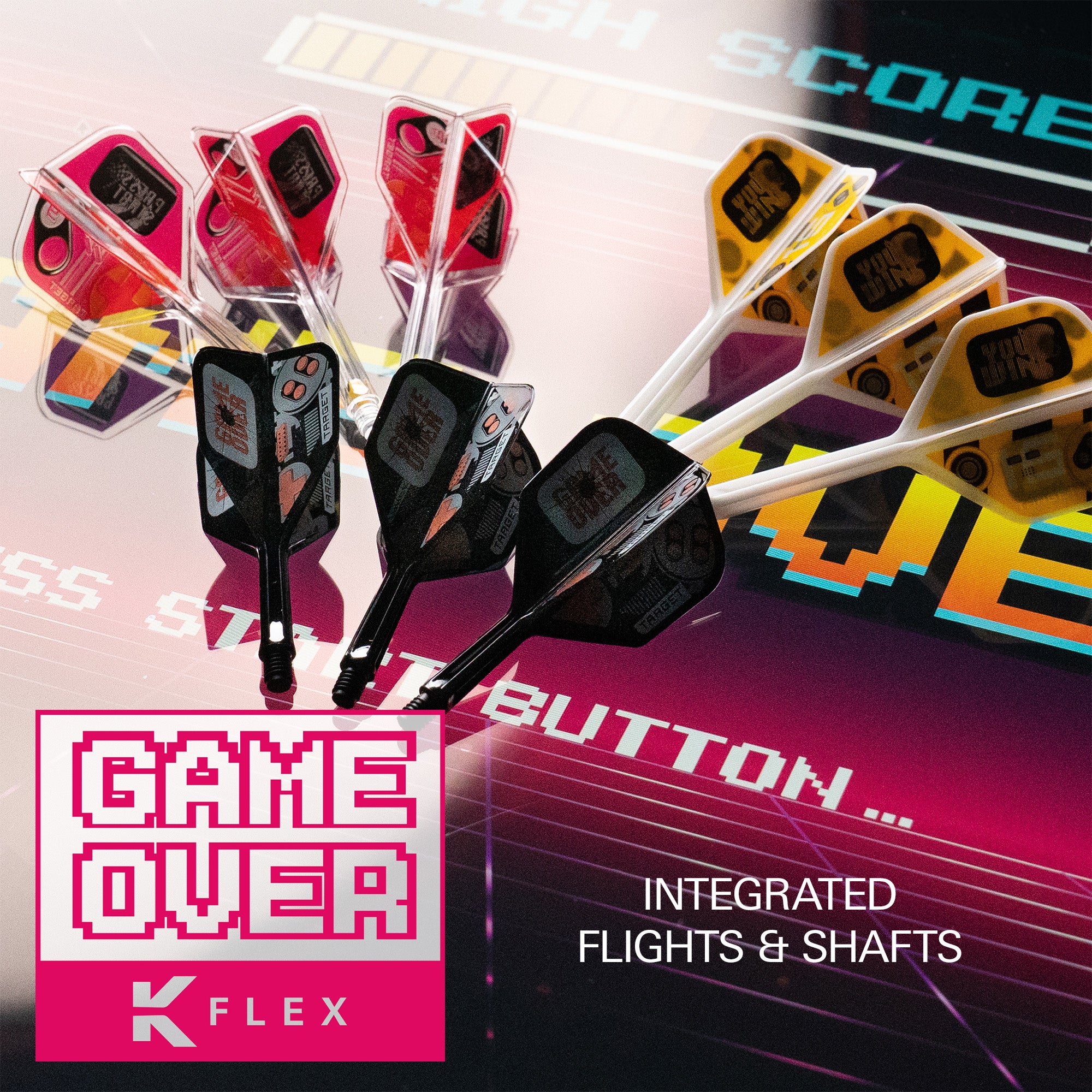 Target K-Flex Game Over Flights & Shaft System - No6 Shape