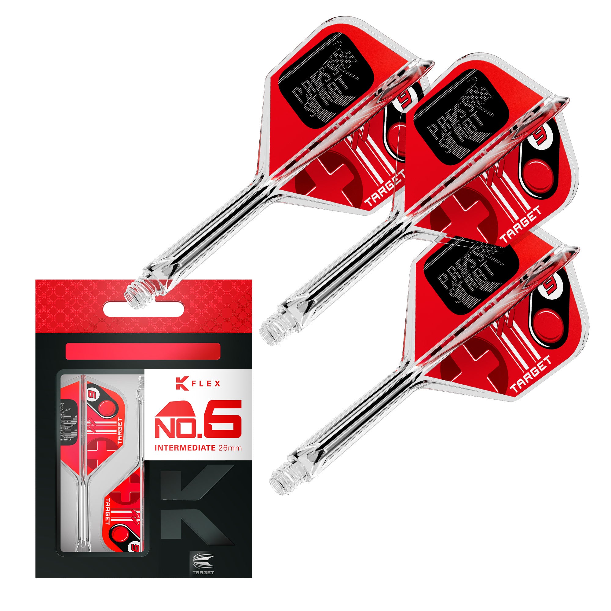 Target K-Flex Press Start Flights & Shaft System - No6 Shape