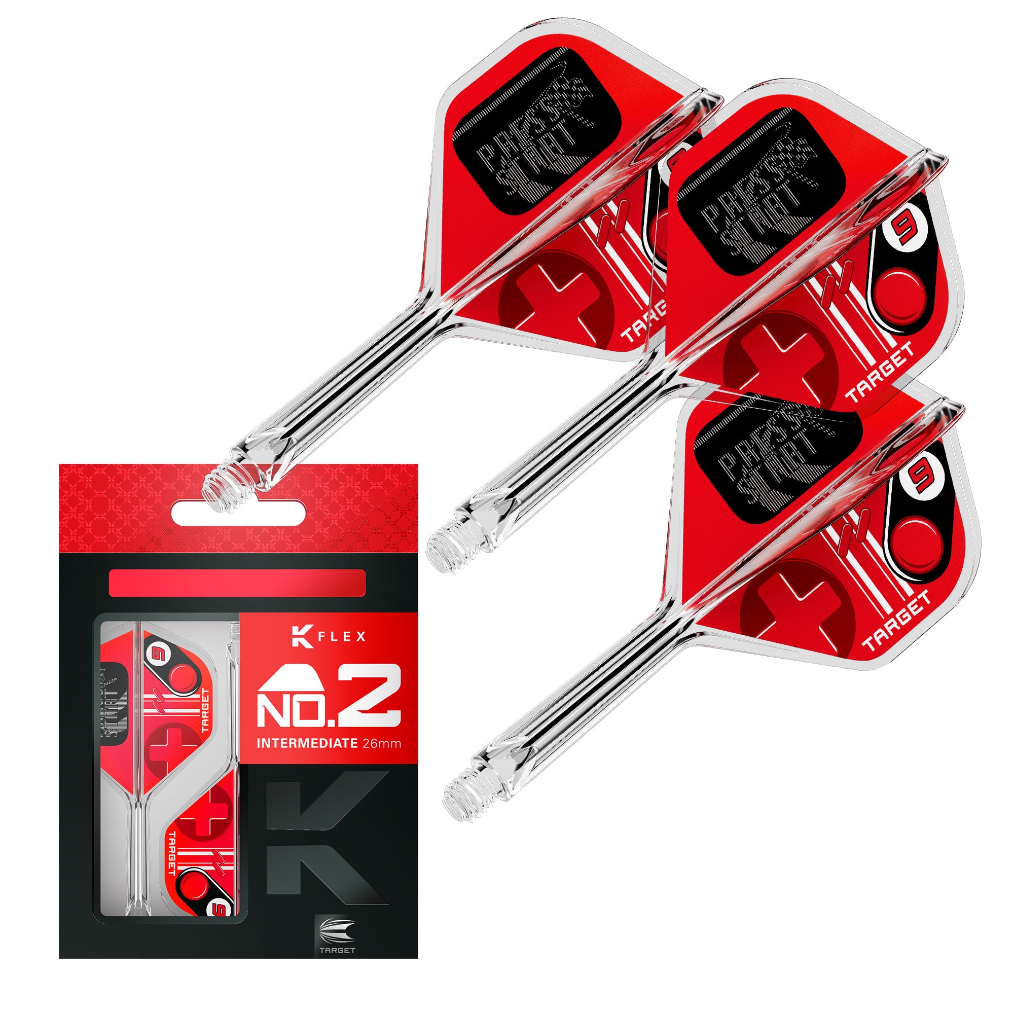 Target K-Flex Press Start Flights & Shaft System - No2 Shape