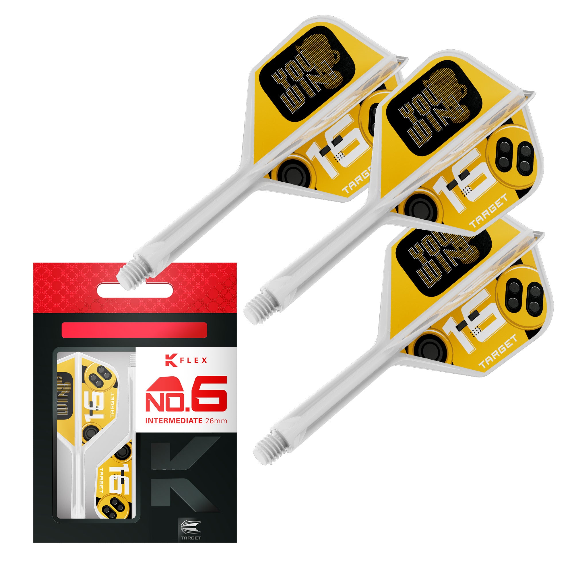 Target K-Flex You Win Flights & Shaft System - No6 Shape