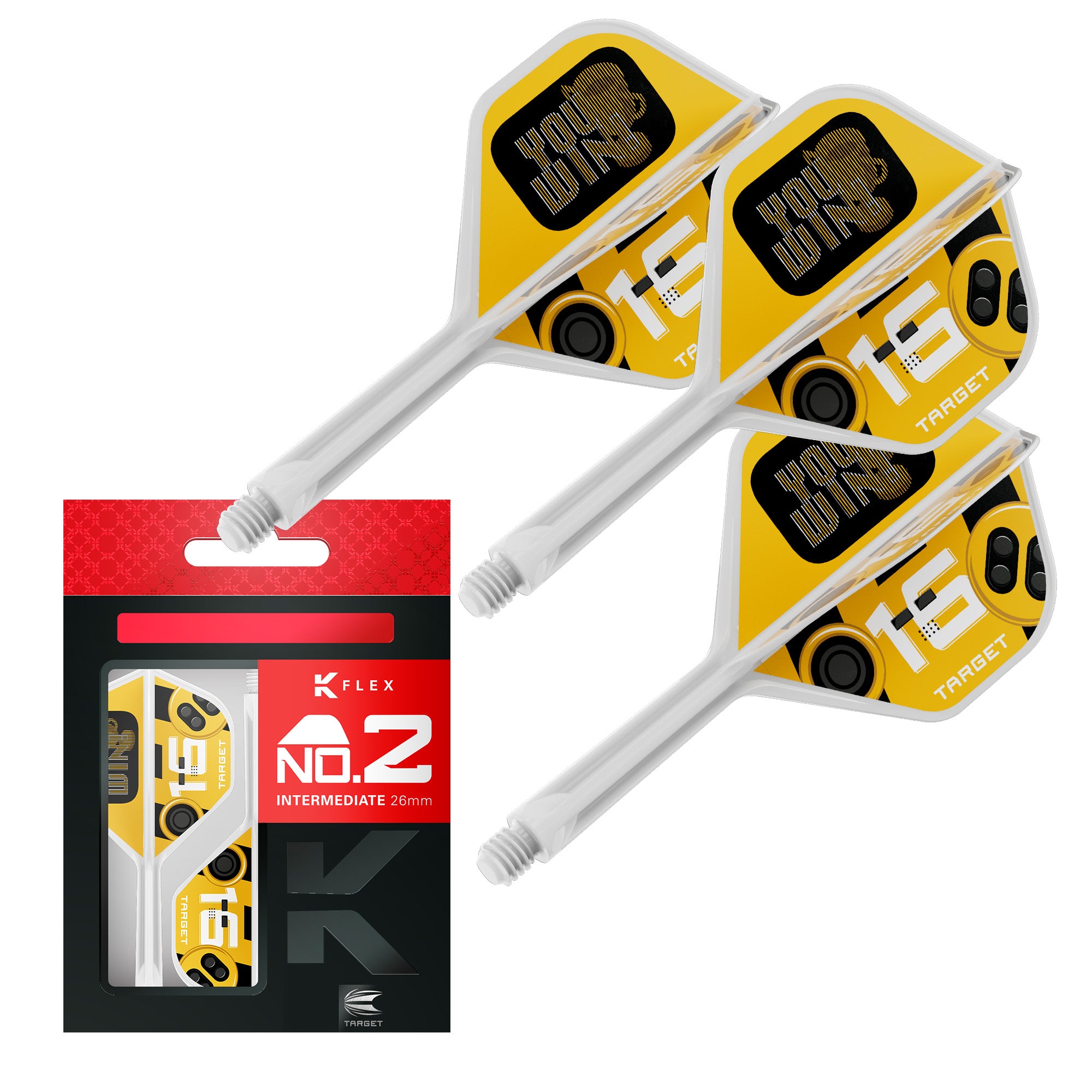 Target K-Flex You Win Flights & Shaft System - No2 Shape