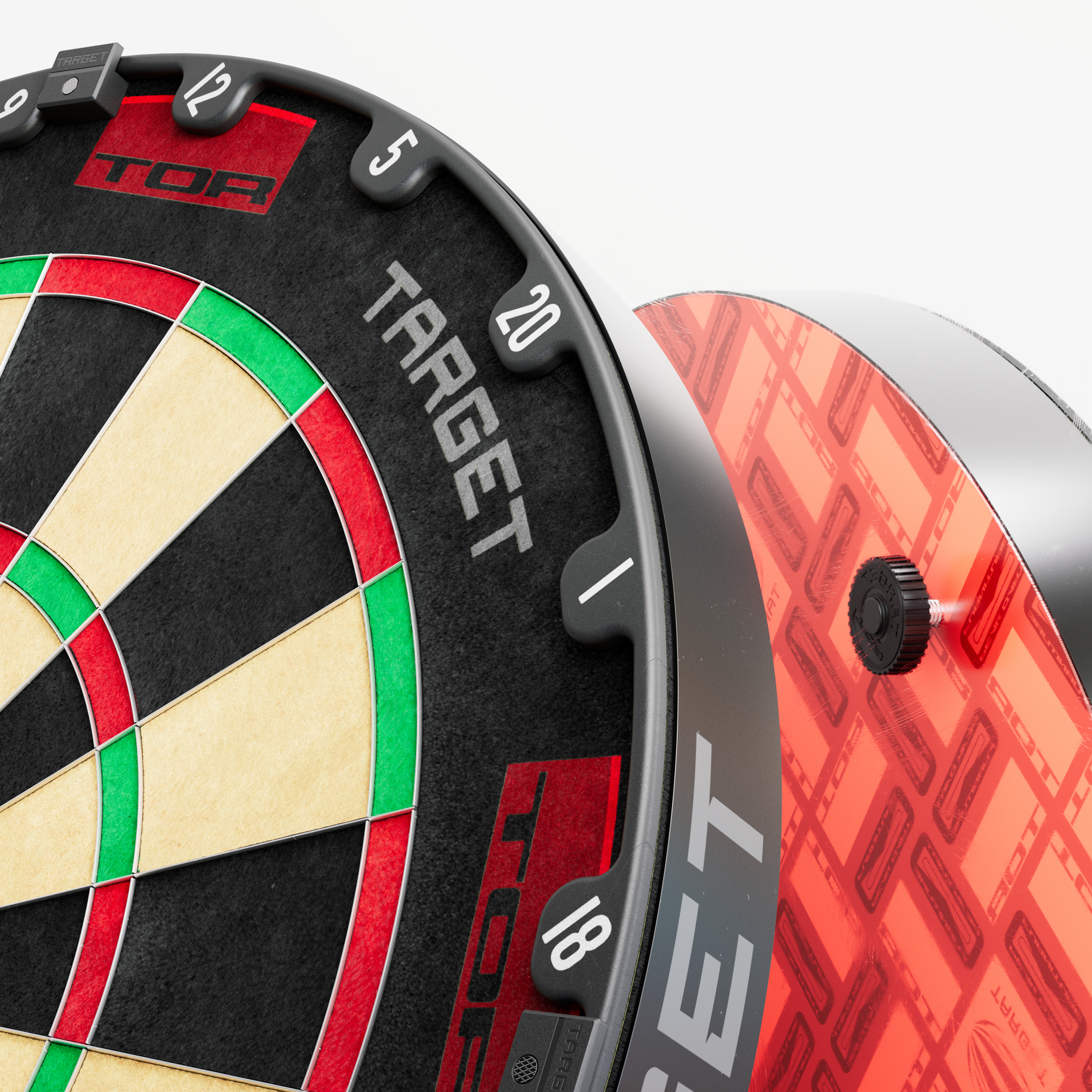 Target Tor Dartboard & Black Surround Bundle