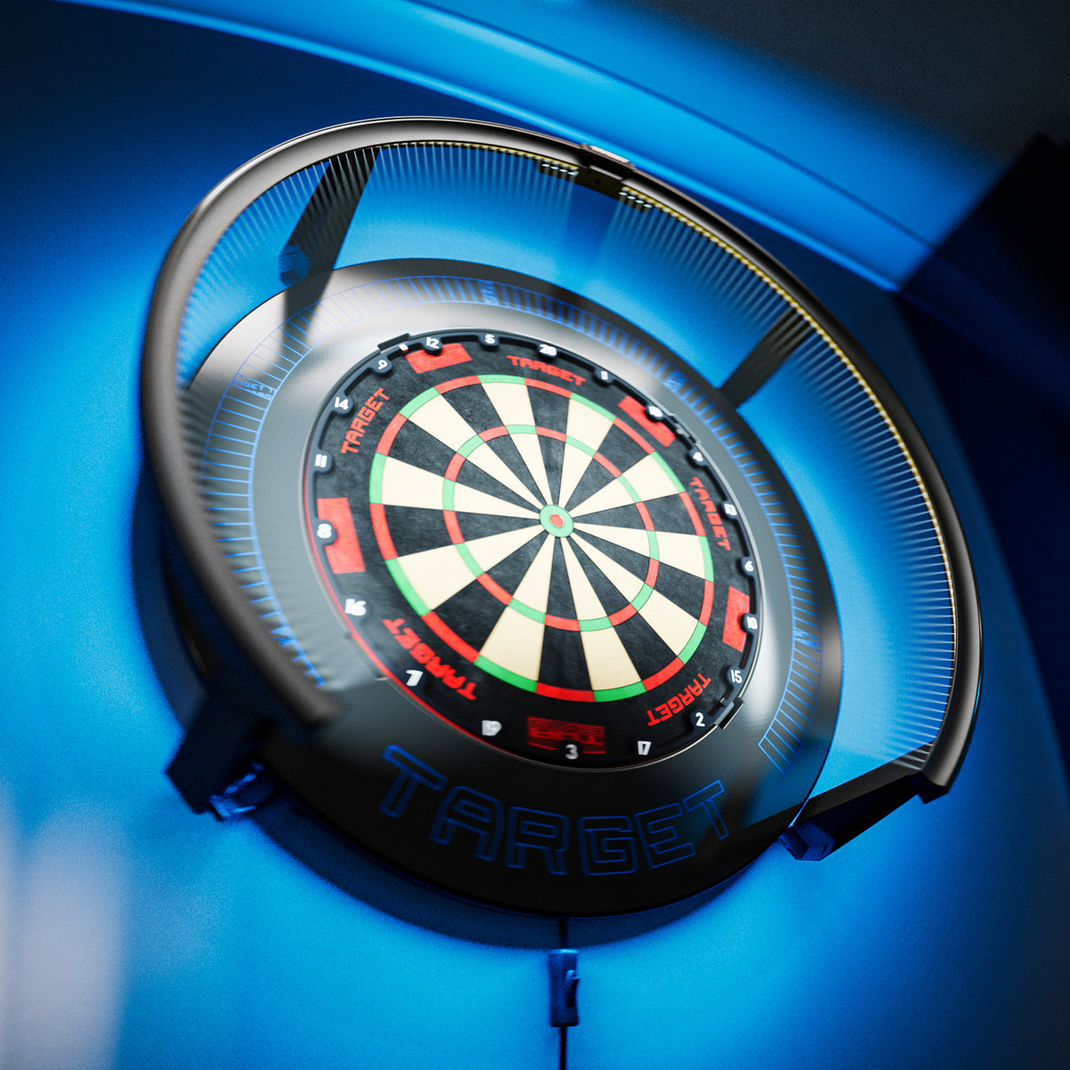 Target Corona Vision Notched Dartboard Surround - Integrated LED Light