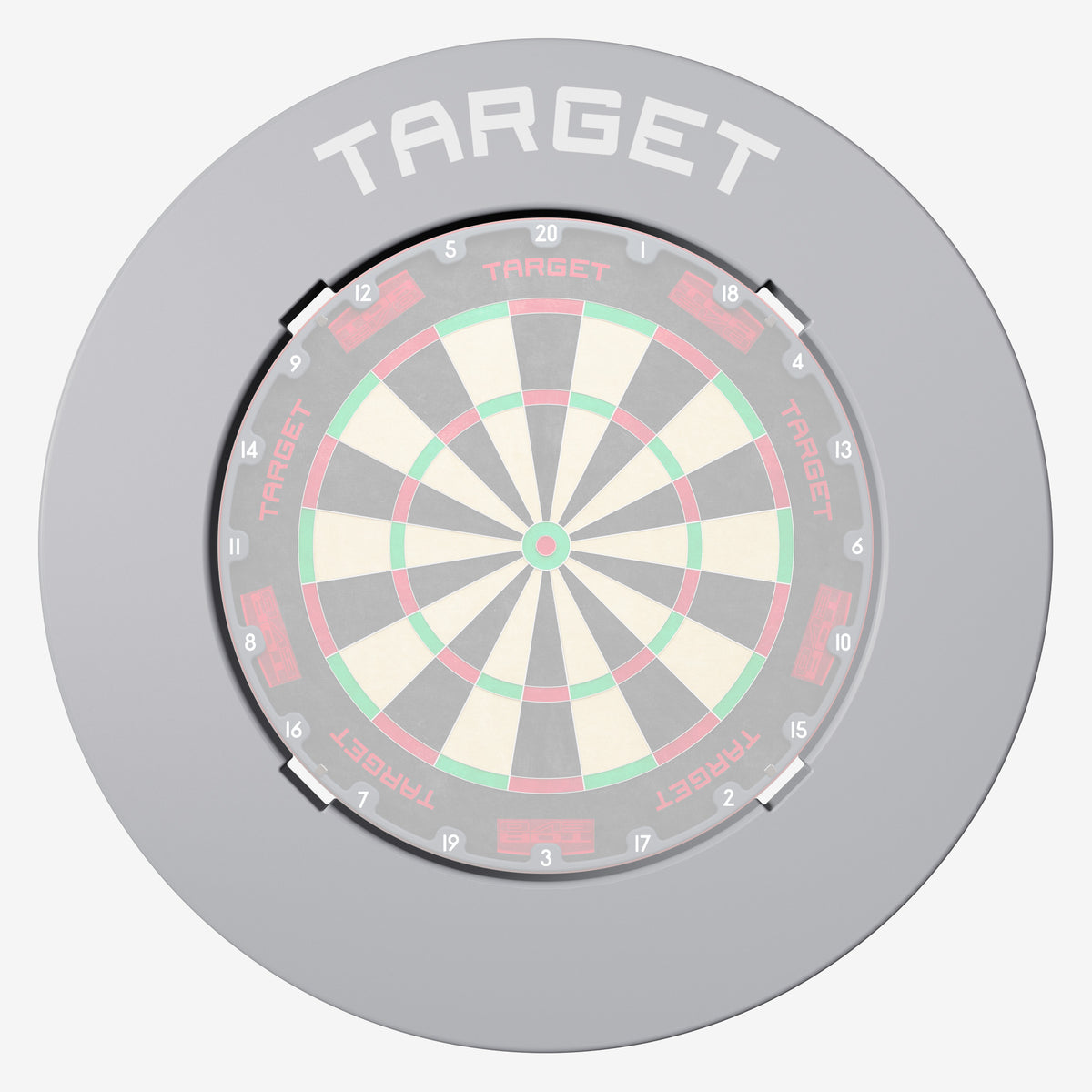 Target Grey Notched Dartboard Surround