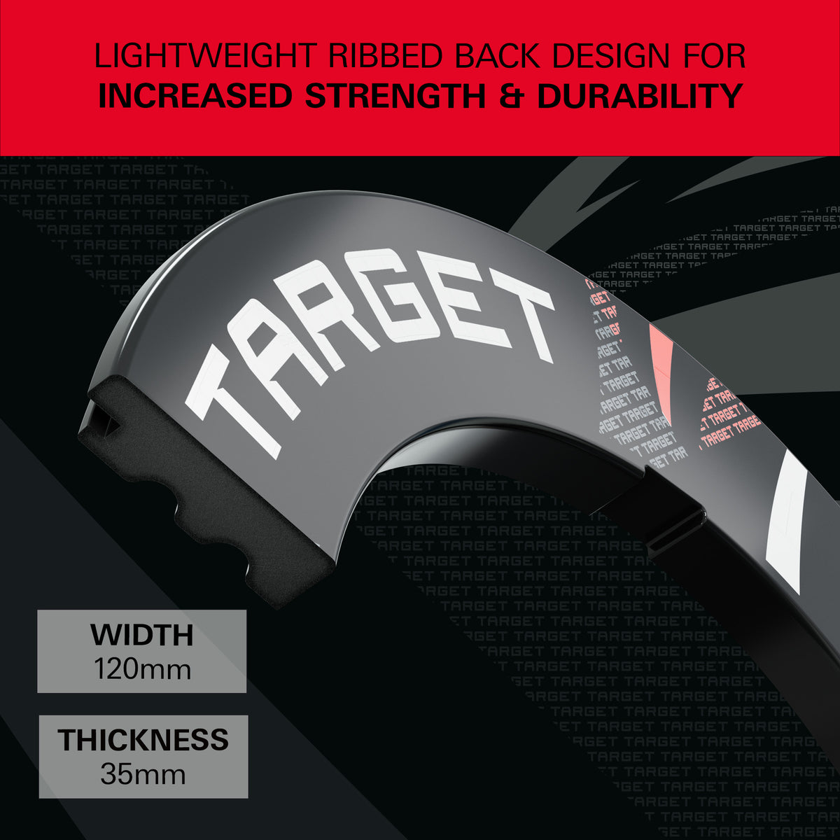 Target Black Patterned Notched Dartboard Surround