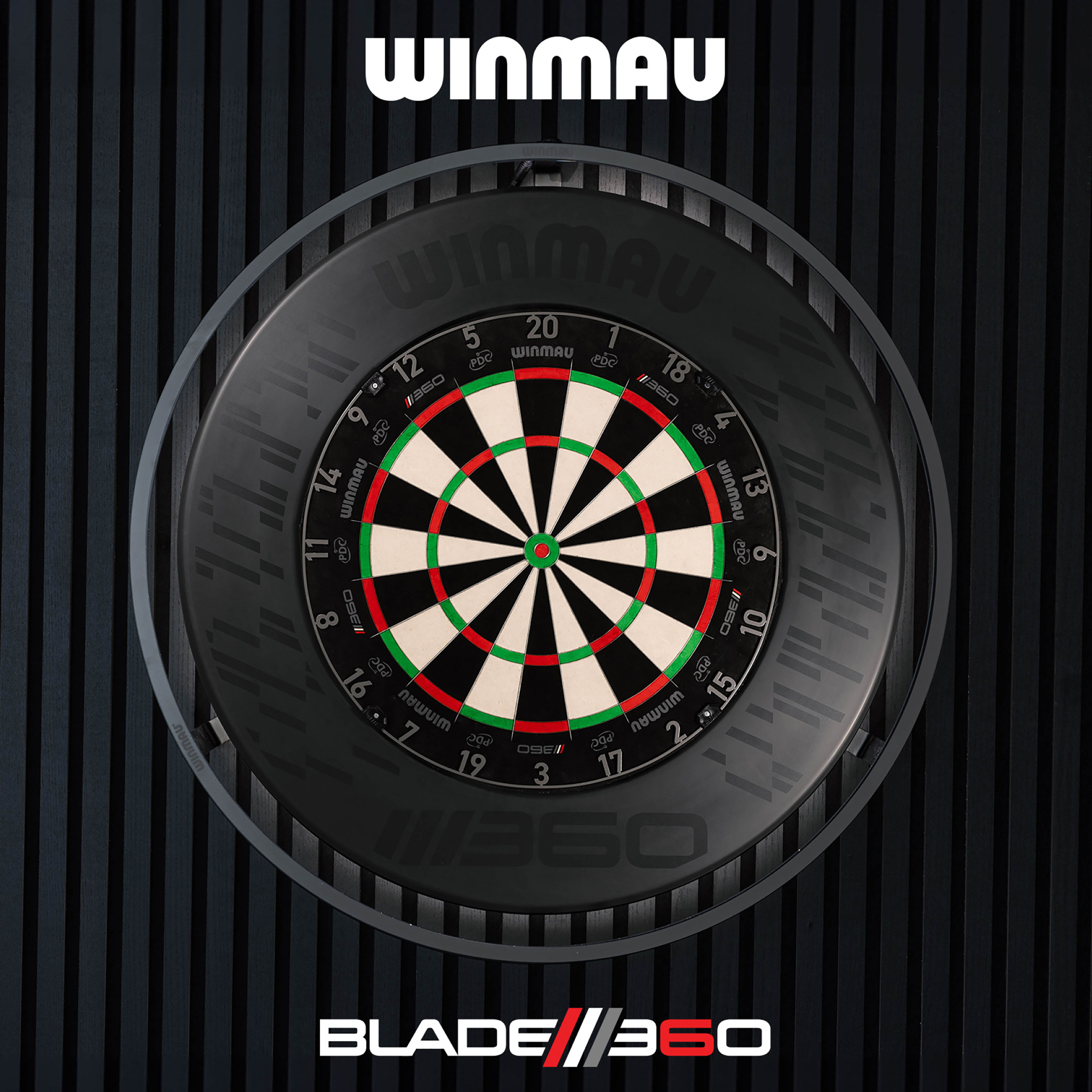 Winmau Blade 360 Dartboard Surround -Black