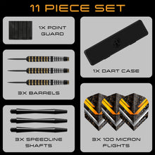 Harrows Vulcan Rubber Coated - Brass Darts Set - 22g 24g 26g