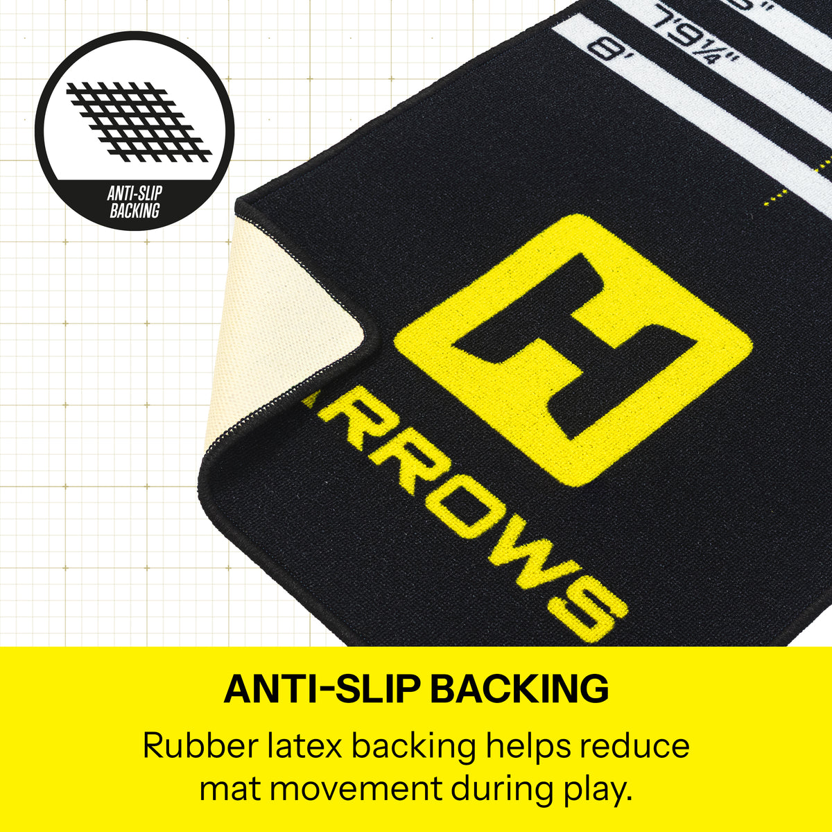 Harrows Fortis Yellow Dart Mat