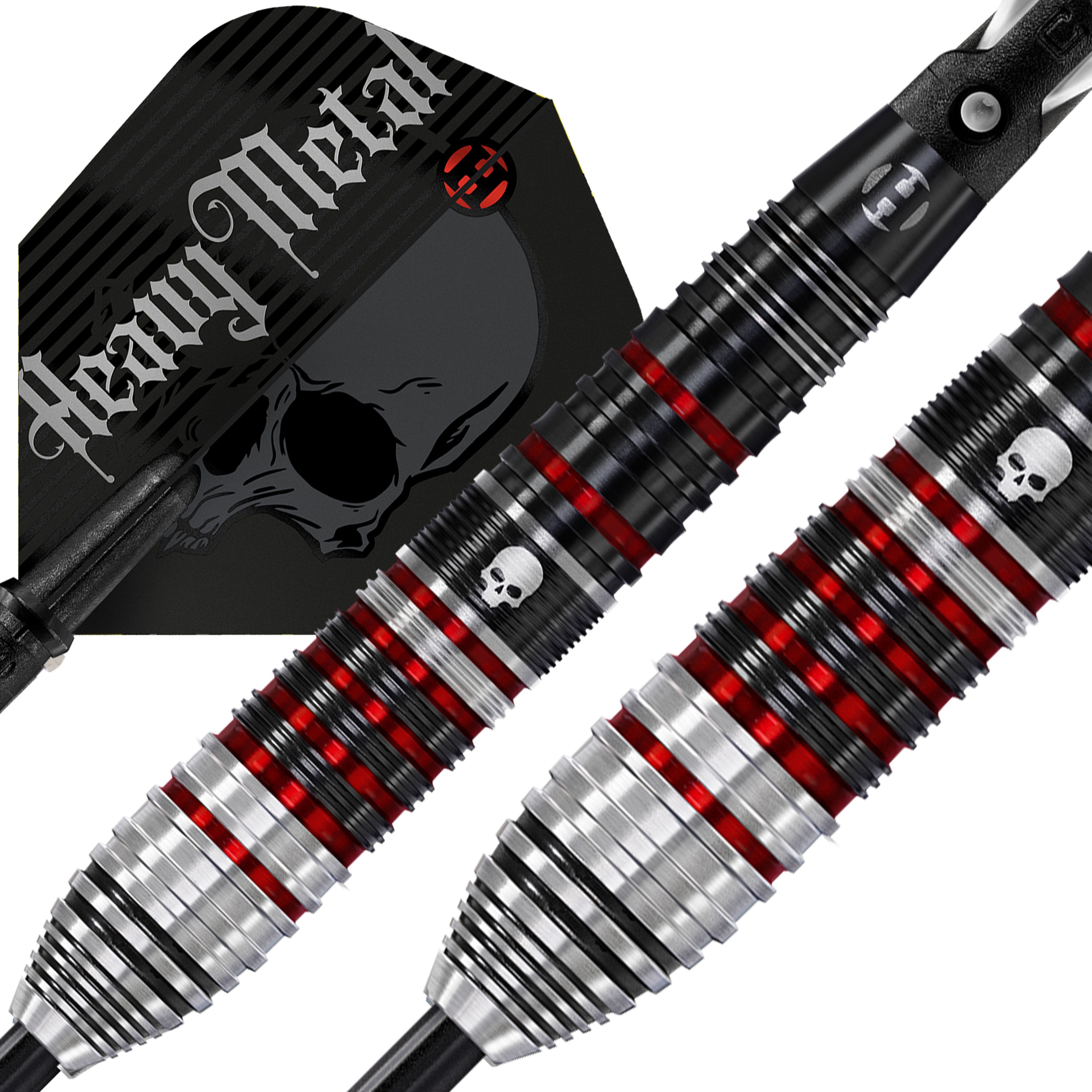 Harrows Ryan 'Heavy Metal' Searle Series 2 Steel Tip Darts Set - 90% Tungsten - 22g to 32g