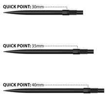 Harrows Quick Points - Black - 30mm 35mm 40mm