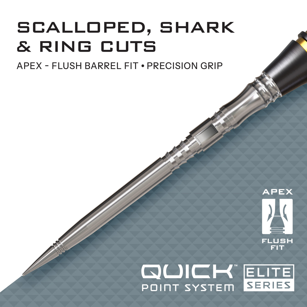 Harrows Apex Axis - Elite Series Quick Point - 30mm 35mm 40mm