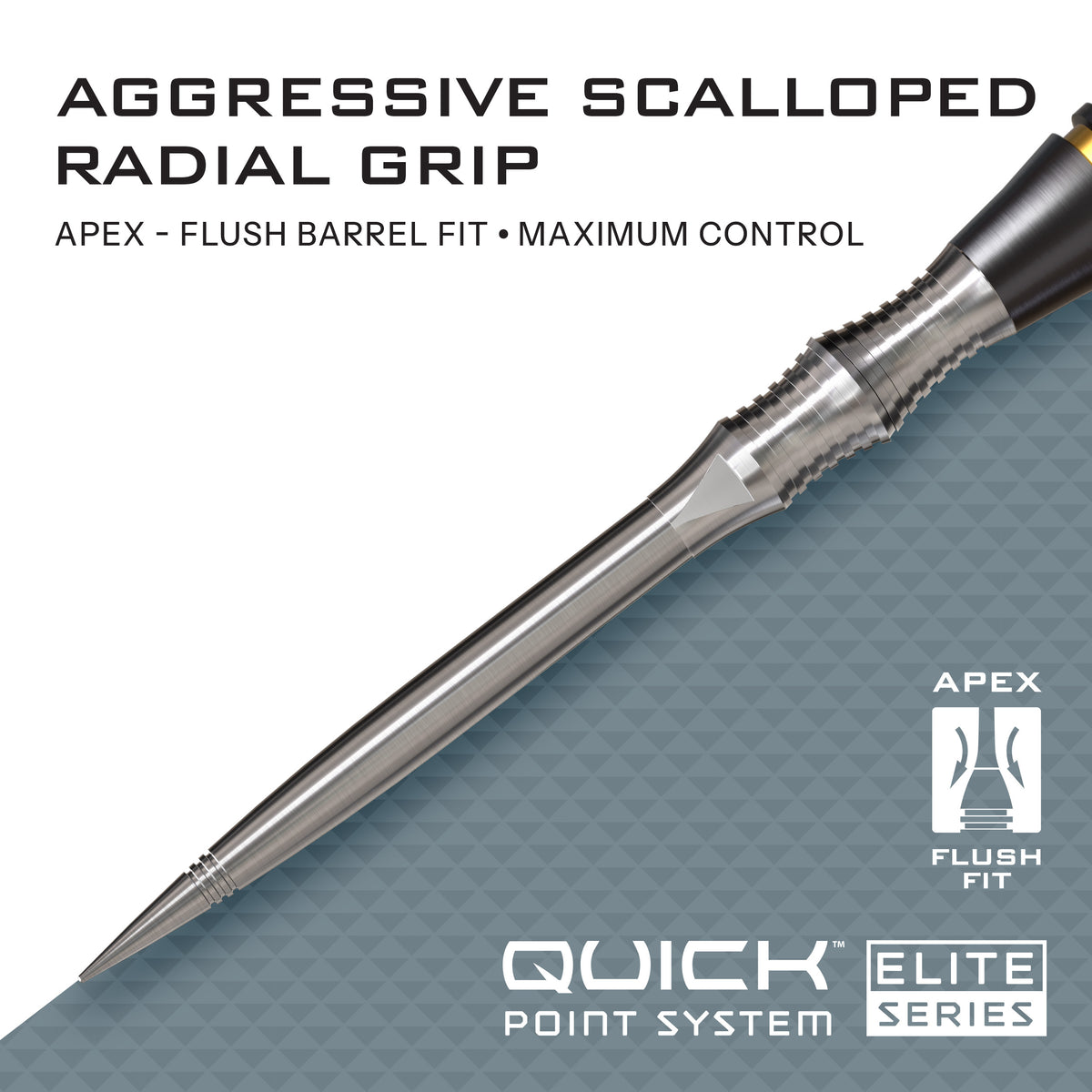 Harrows Apex Spire - Elite Series Quick Point - 30mm 35mm 40mm