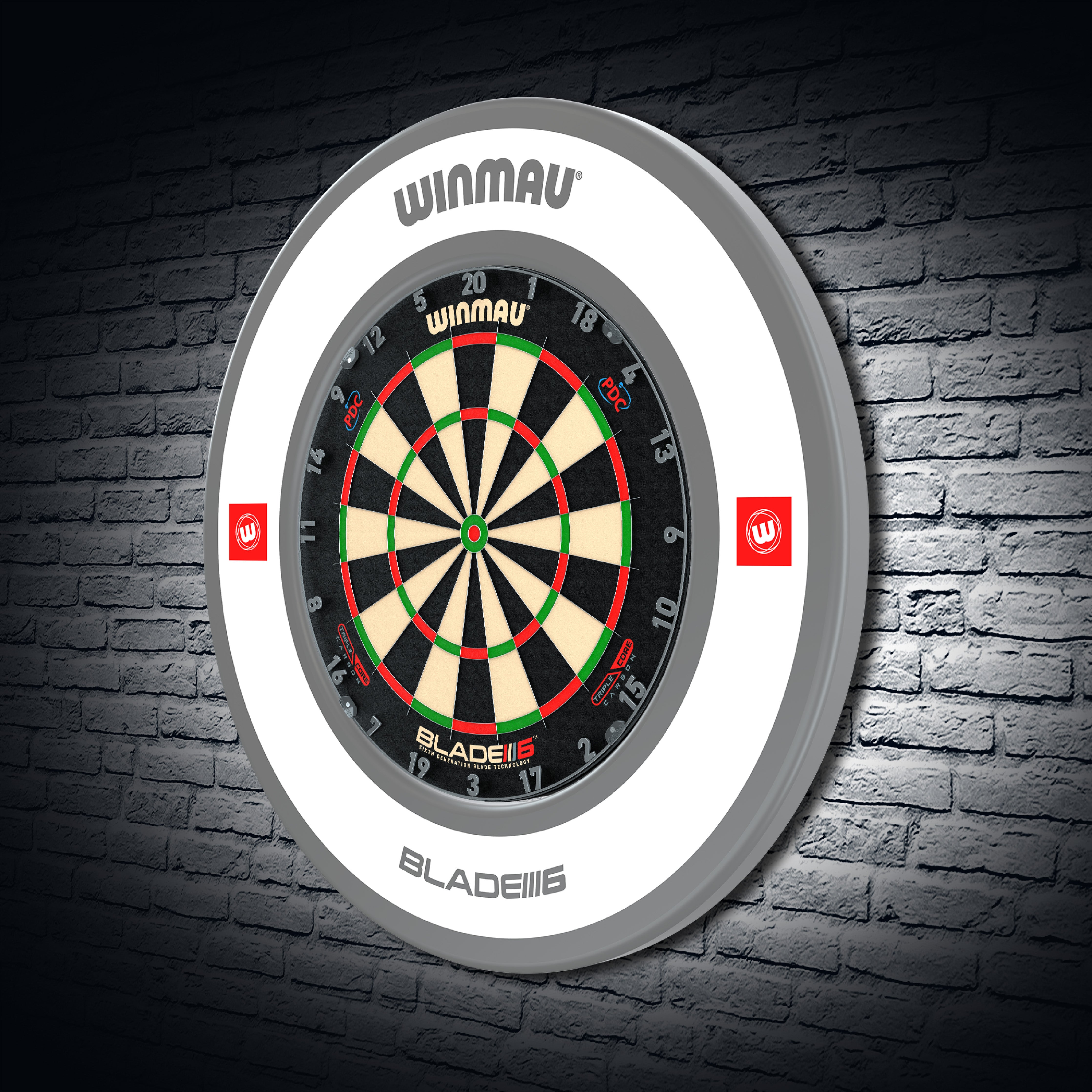 Winmau Pro Line 1.0 White Dartboard Surround