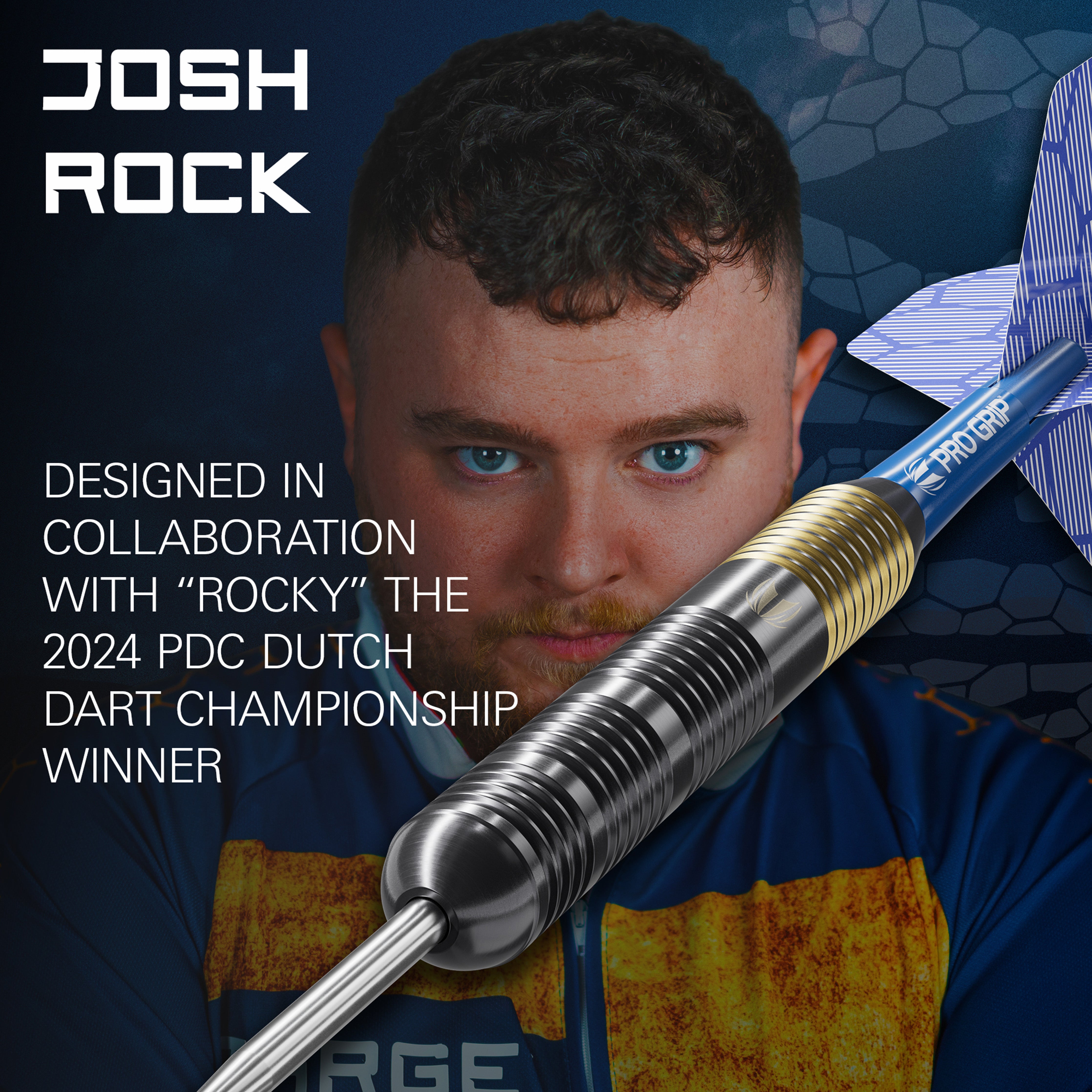 Target Josh Rock Brass Steel Tip Darts 2025 - 22g