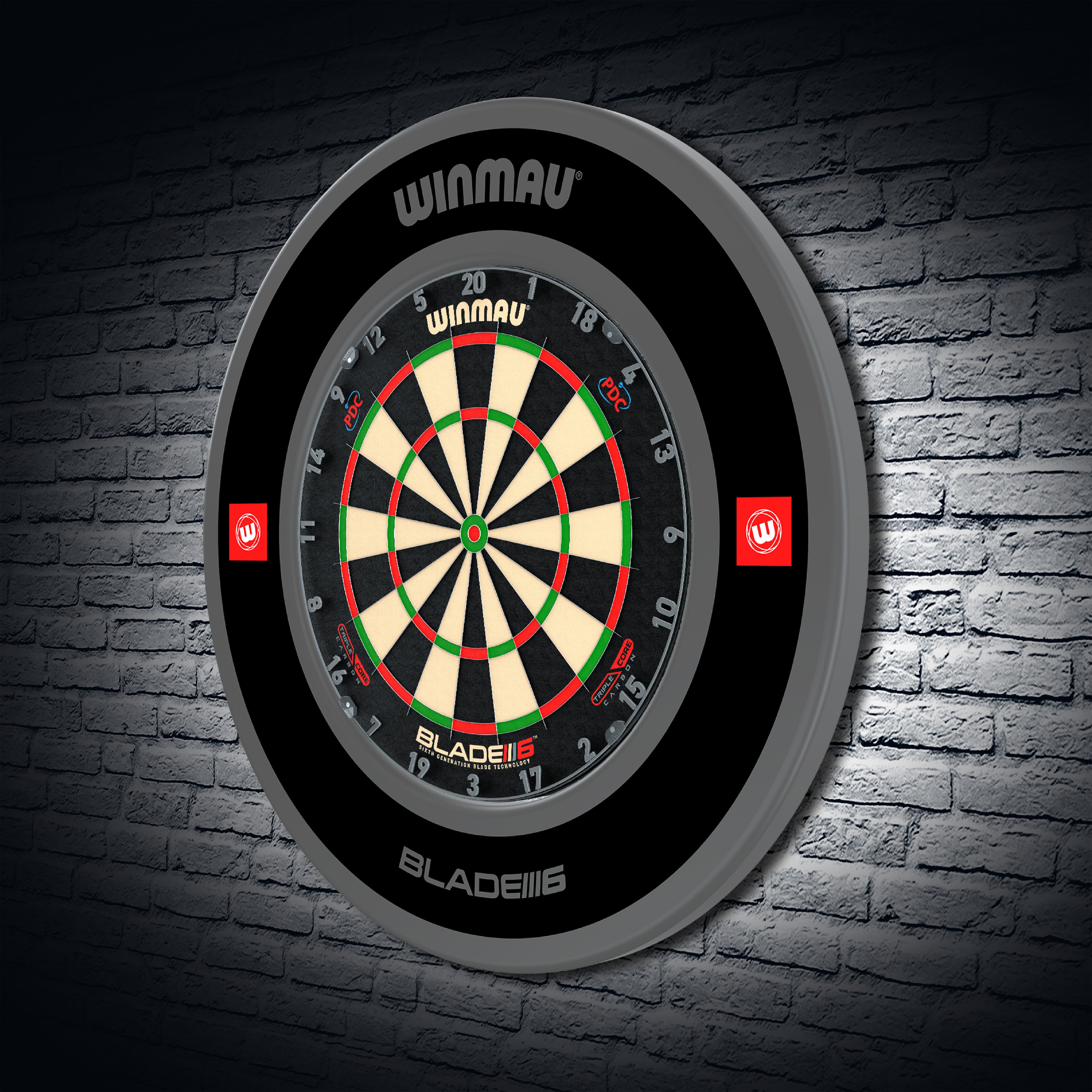 Winmau Pro Line 1.0 Black Dartboard Surround