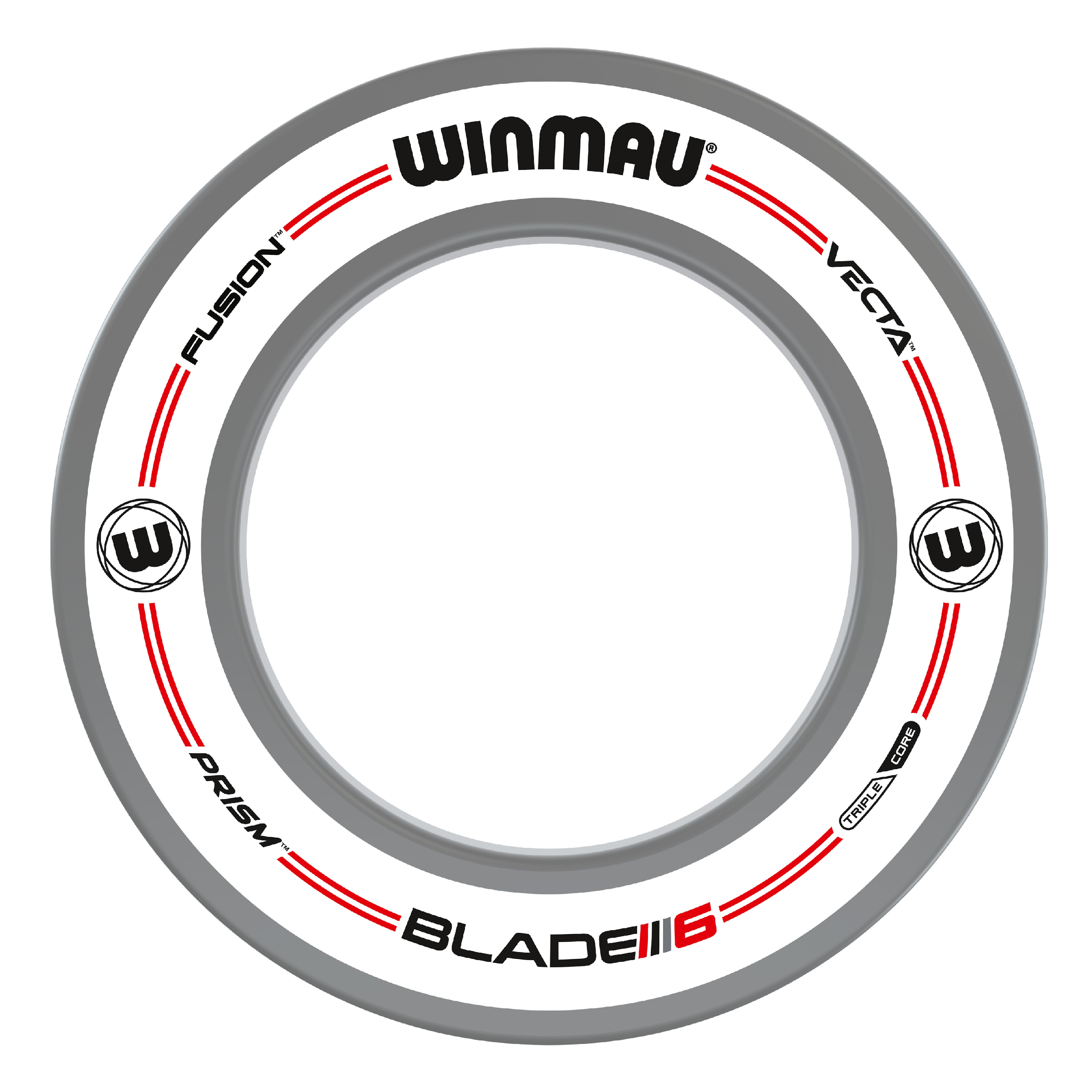 Winmau Plasma Ice Dartboard Surround Light & Pro Line Original White Surround Bundle