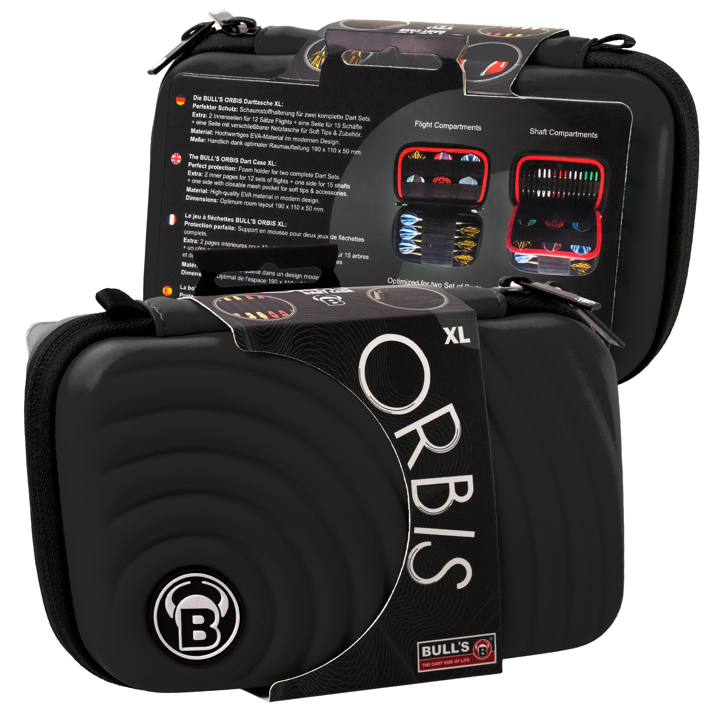 BULL'S ORBIS XL Dartcase - Black