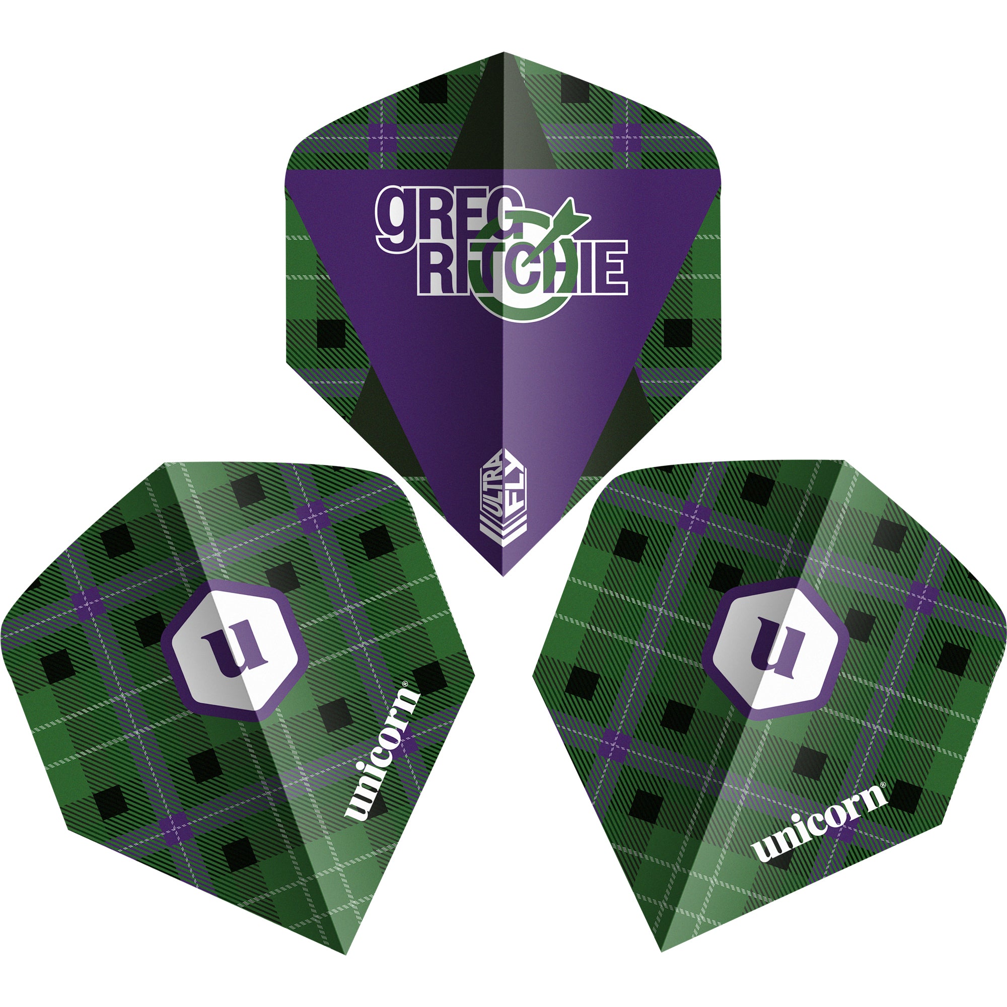 Unicorn Ultrafly.100 - Greg Ritchie Dart Flights - Big Wing Shape