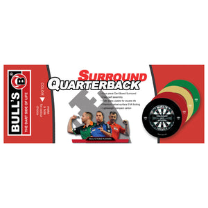 BULL'S Quarterback EVA Dart Board Surround - Black
