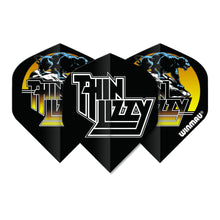 Winmau Rock Legends - Thin Lizzy - Night Life - Black Dart Flights