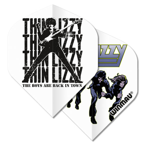 Winmau Rock Legends - Thin Lizzy - The Boys Are Back In Town  - White Dart Flights