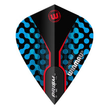 Winmau Prism Zeta - Black, Blue & Red - Kite Shape Dart Flights