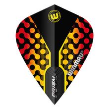Winmau Prism Zeta - Black, Red & Yellow - Kite Shape Dart Flights