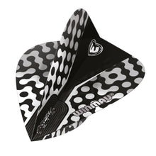 Winmau Prism Zeta - Black & Grey - Kite Shape Dart Flights