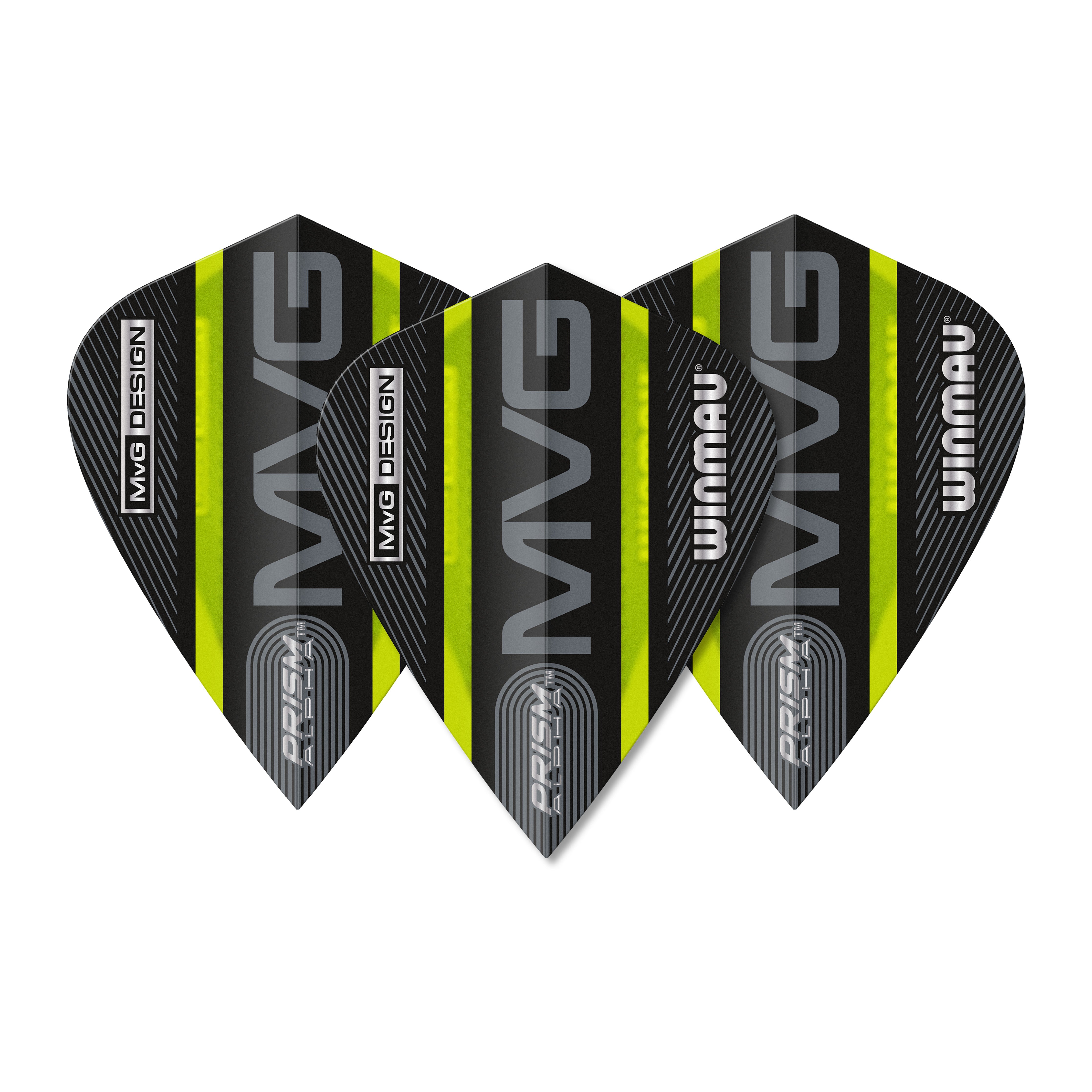 Winmau Michael Van Gerwen - MVG - Prism Alpha - Kite Shape Dart Flights