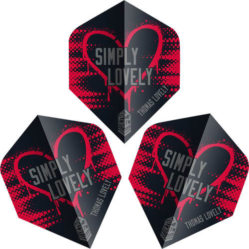 Unicorn Ultrafly.100 - Thomas Lovely Dart Flights - Plus Shape