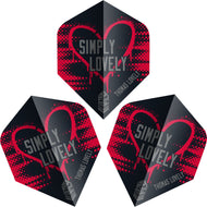 Unicorn Ultrafly.100 - Thomas Lovely Dart Flights - Plus Shape