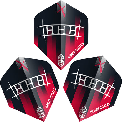 Unicorn Ultrafly.100 - Henry Coates Dart Flights - Plus Shape
