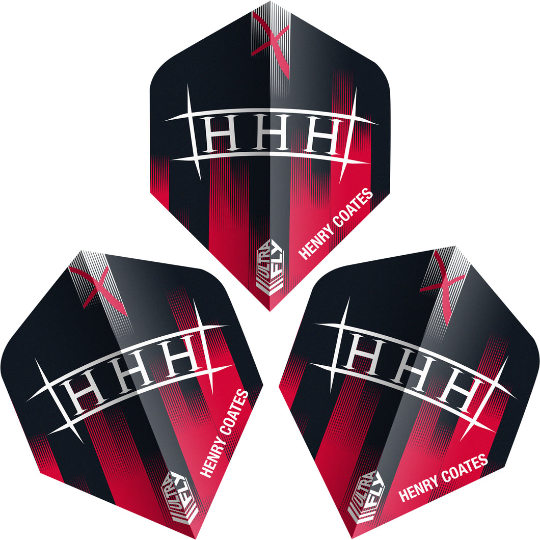 Unicorn Ultrafly.100 - Henry Coates Dart Flights - Plus Shape