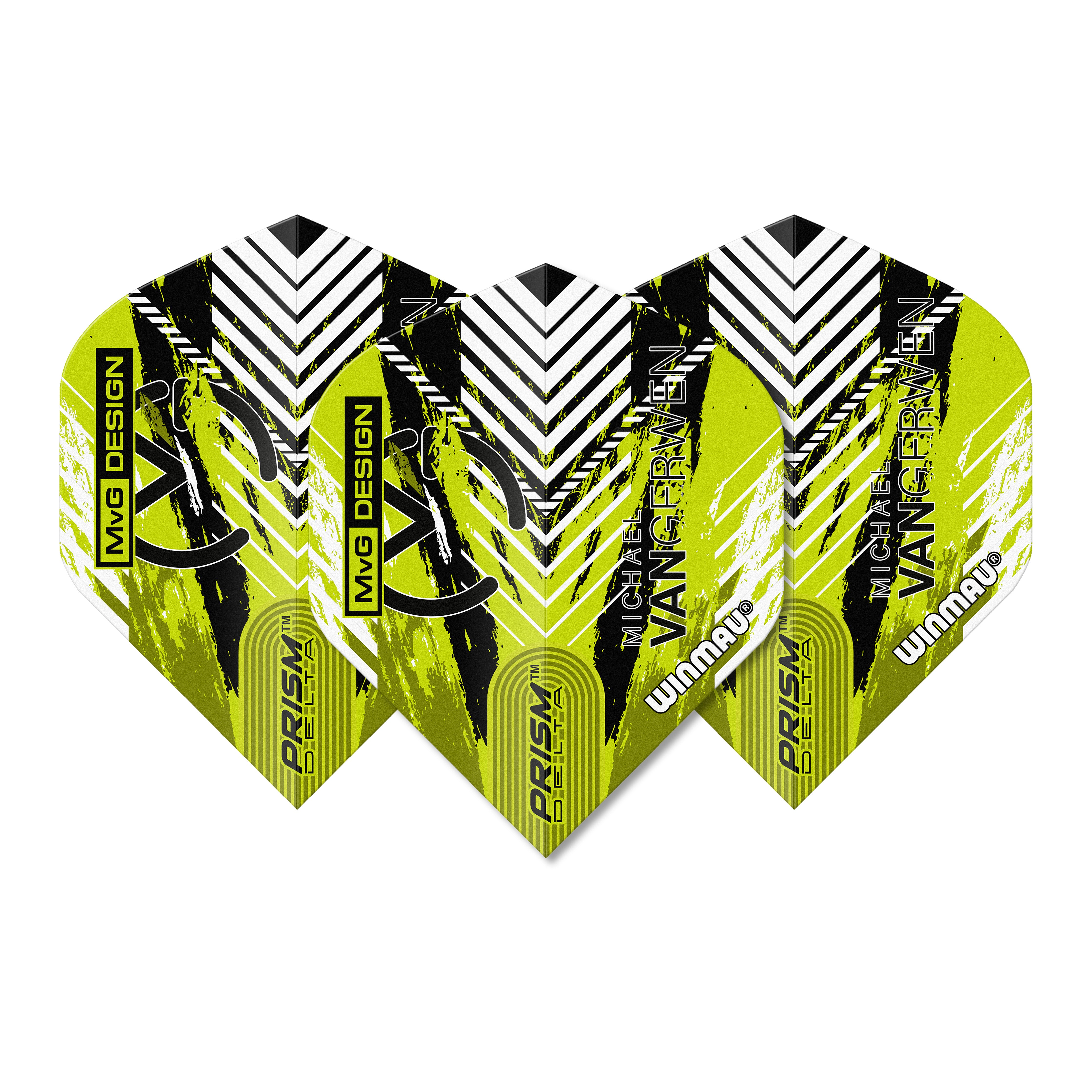 Winmau Michael Van Gerwen - Prism Delta V2 - MVG - Extra Thick Dart Flights