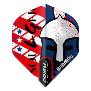 Winmau Leonard Gates - Prism Zeta - Soulger Helmet - USA Dart Flights