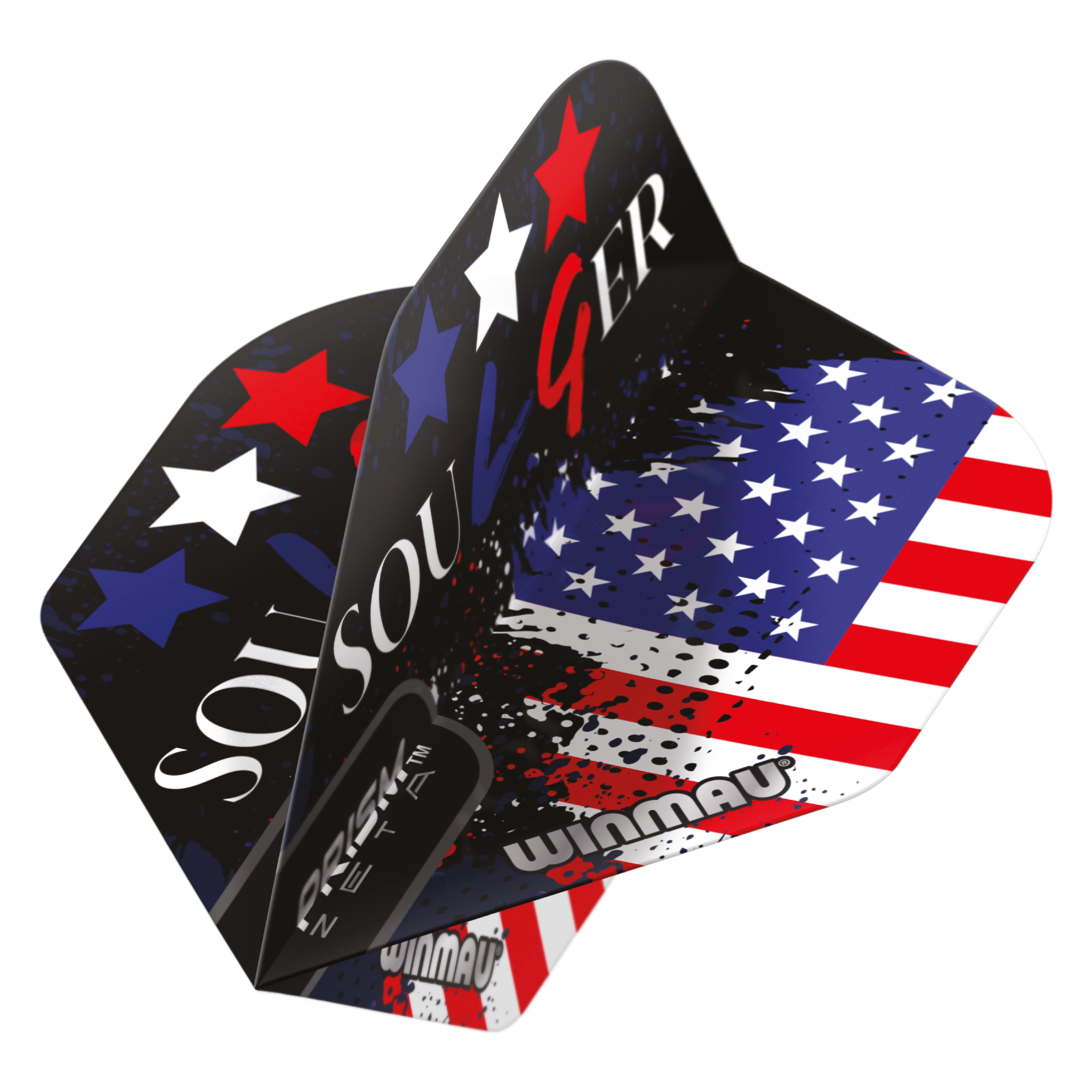 Winmau Leonard Gates - Prism Zeta - Soulger Flag - USA Dart Flights