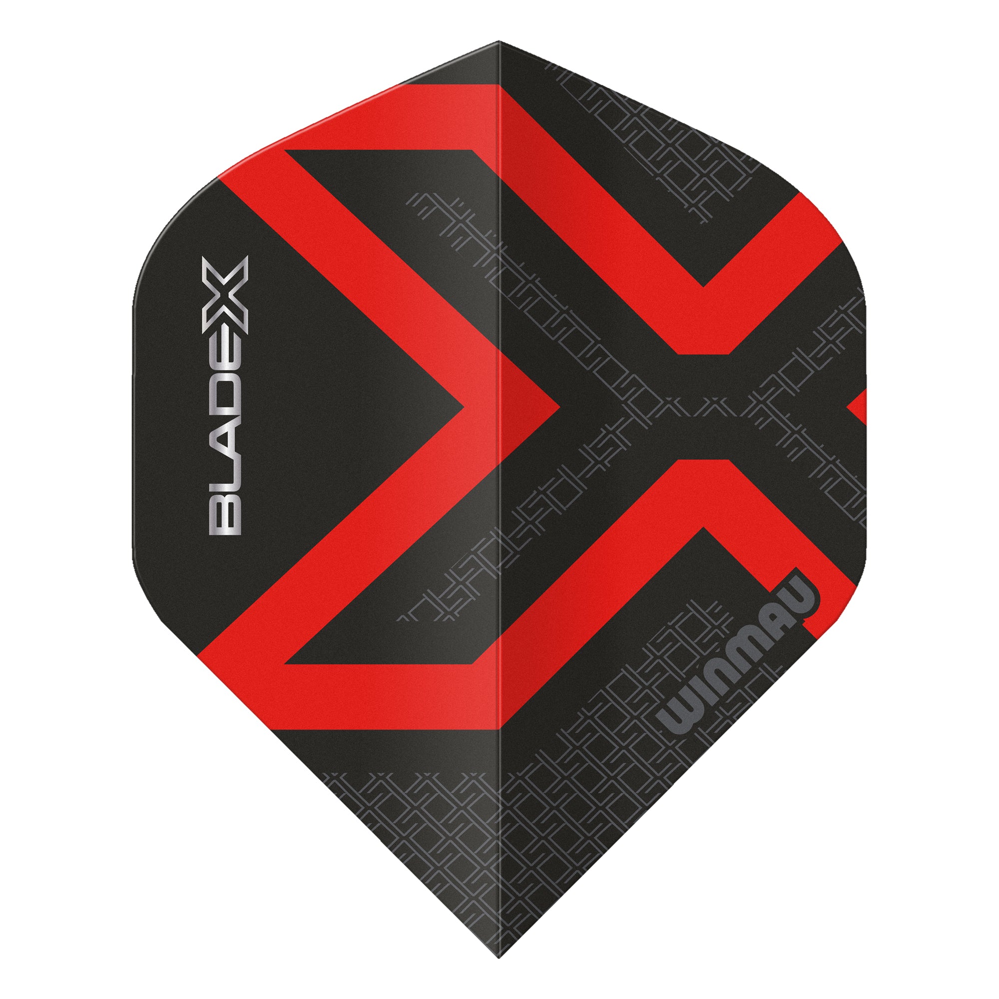 Winmau Blade X Prism Delta Dart Flights - Metallic Black & Red