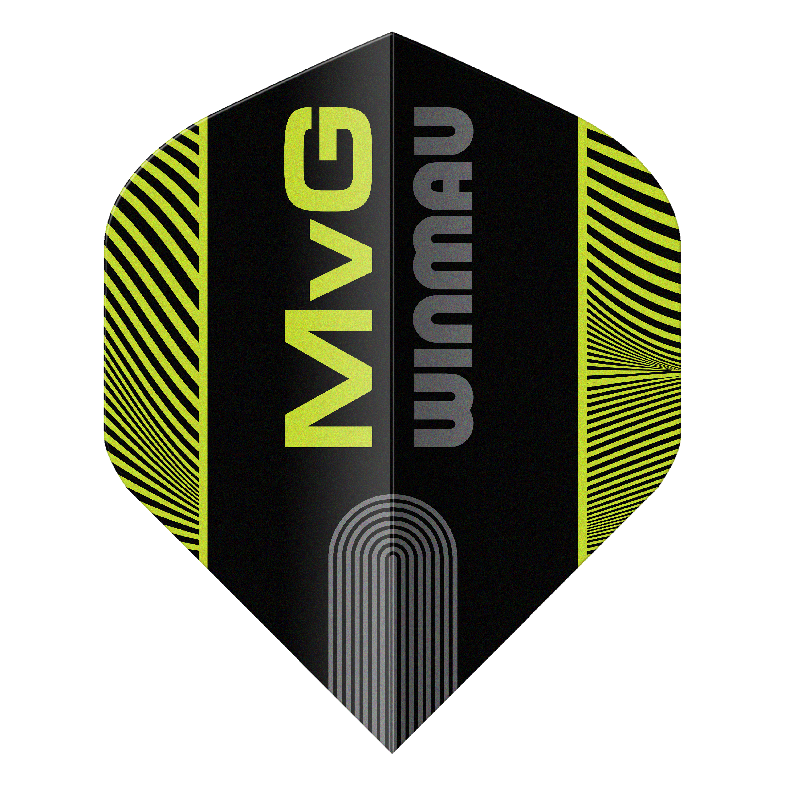 Winmau Michael Van Gerwen - MvG - Prism Delta Black / Green Premium Standard Dart Flights