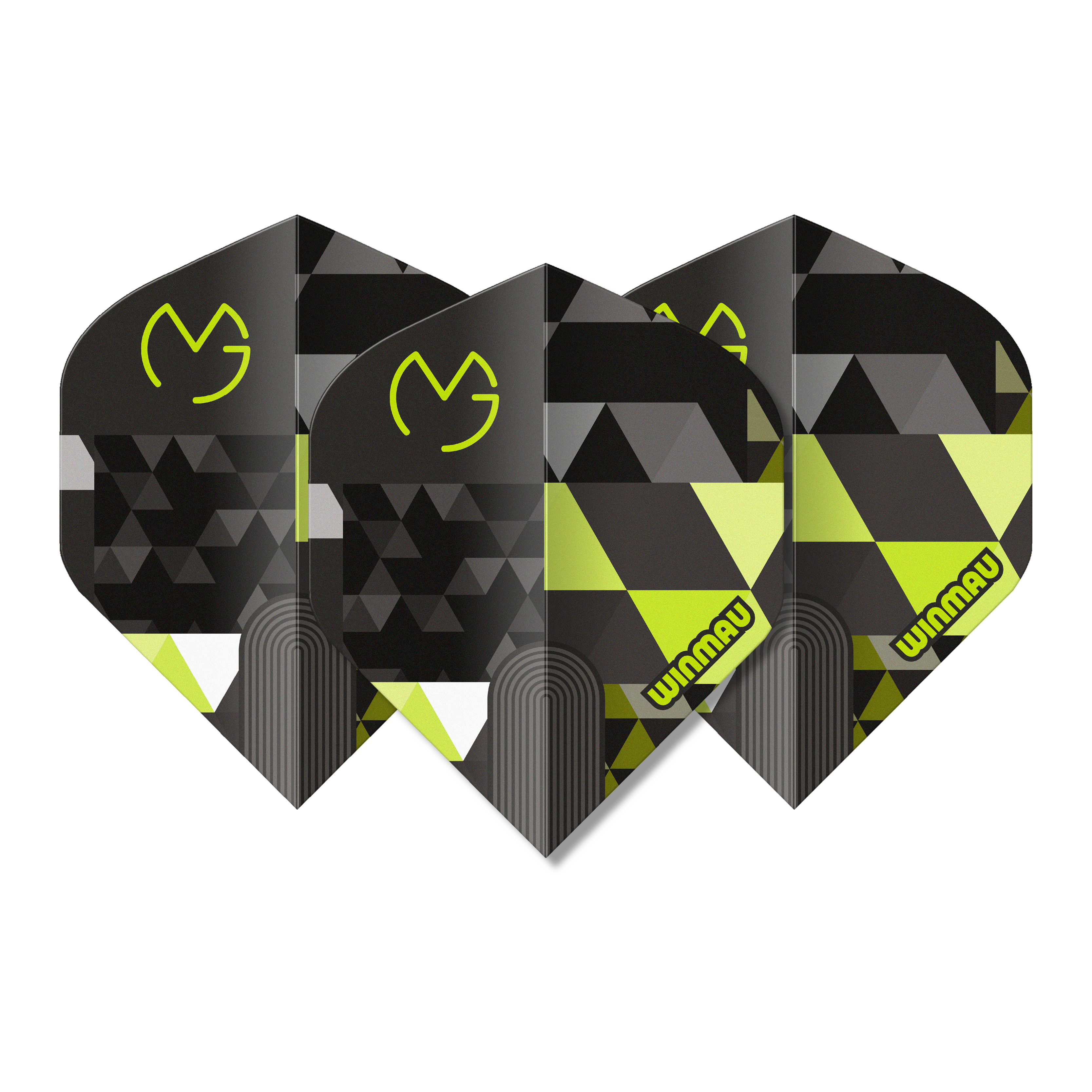 Winmau Michael Van Gerwen - MvG - Prism Delta - MVG Logo Green Premium Standard Dart Flights