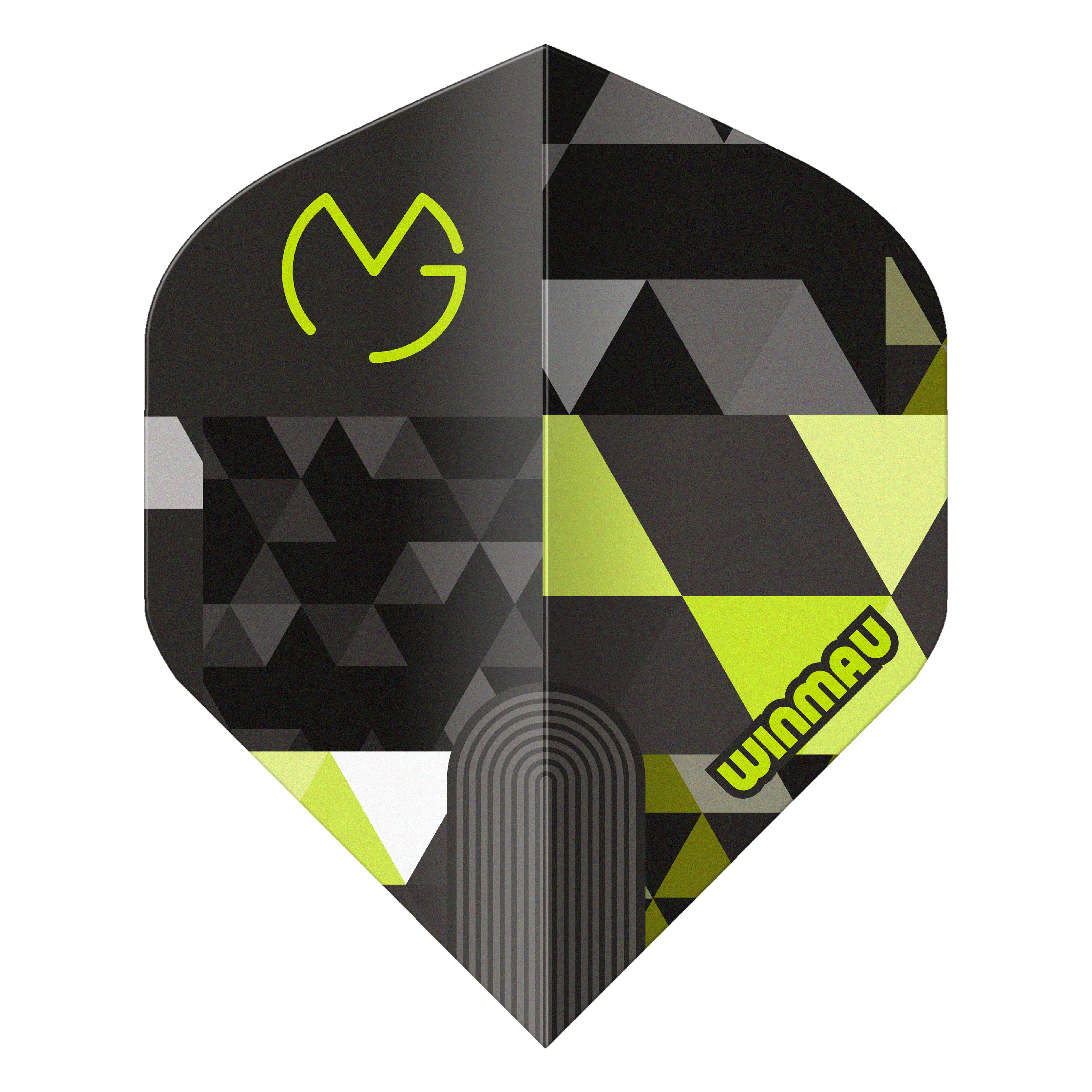 Winmau Michael Van Gerwen - MvG - Prism Delta - MVG Logo Green Premium Standard Dart Flights