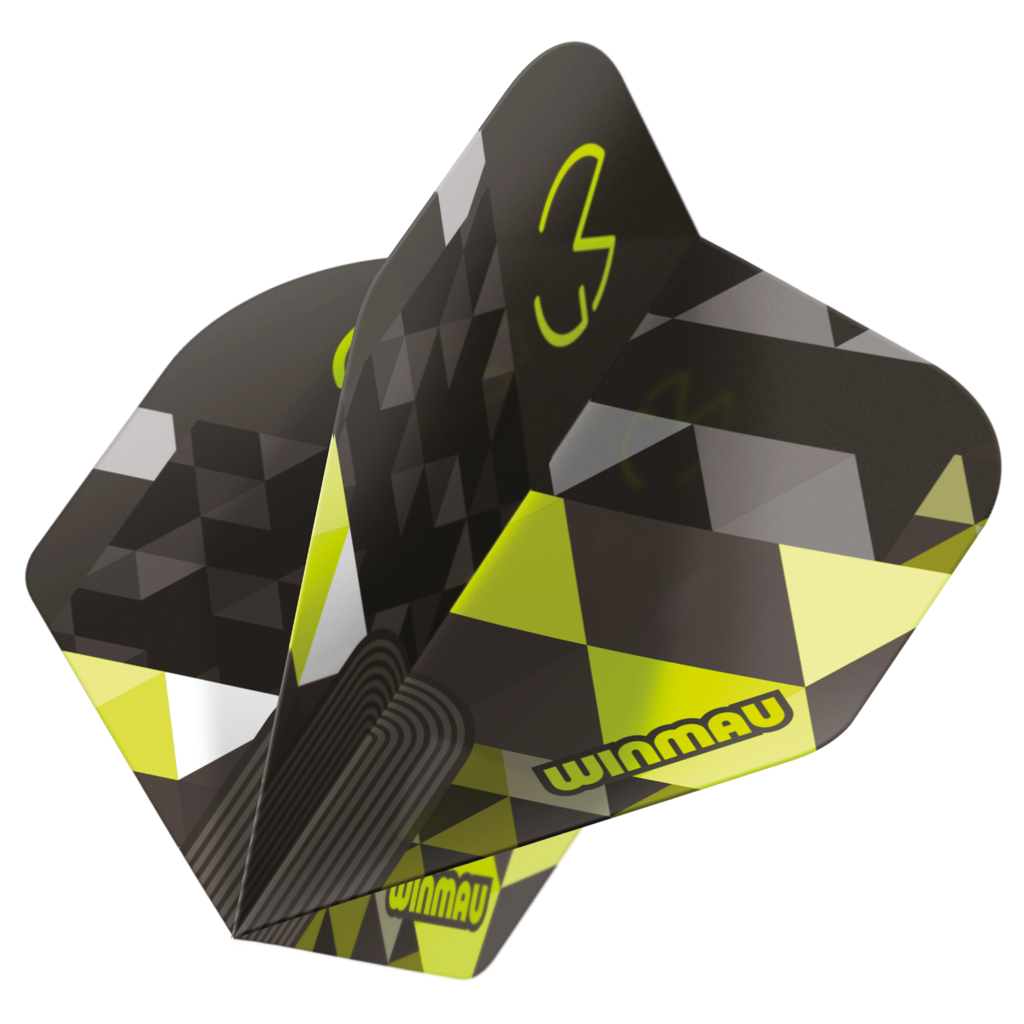 Winmau Michael Van Gerwen - MvG - Prism Delta - MVG Logo Green Premium Standard Dart Flights