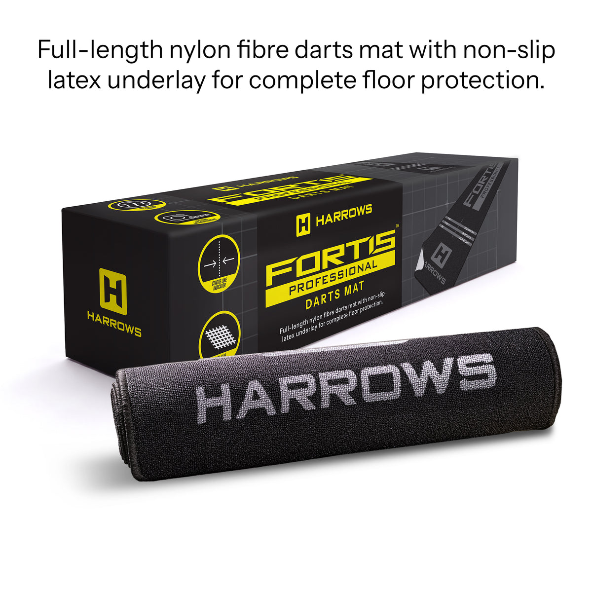 Harrows Fortis Grey Dart Mat