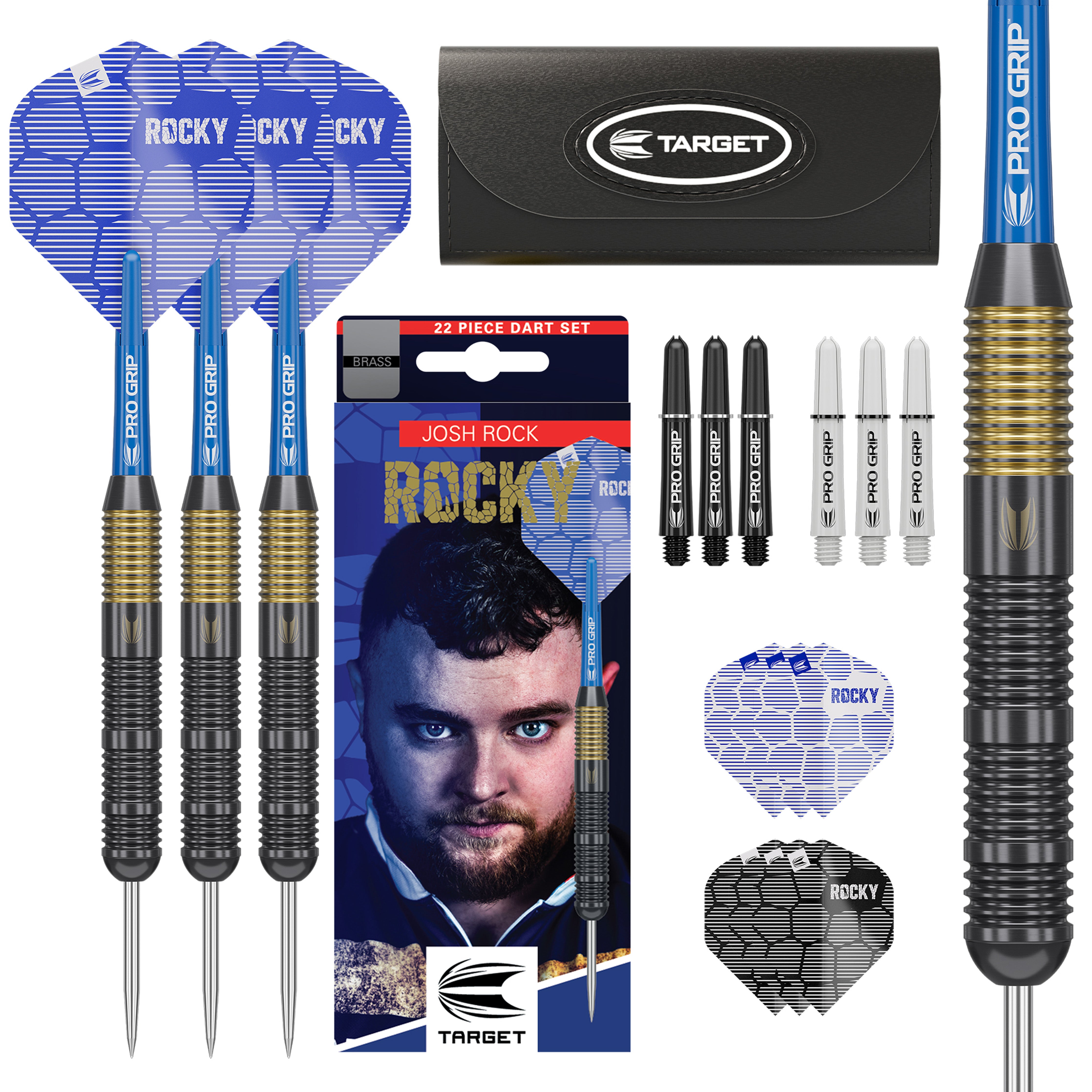 Target Josh Rock Brass Steel Tip Darts 2025 - 22g