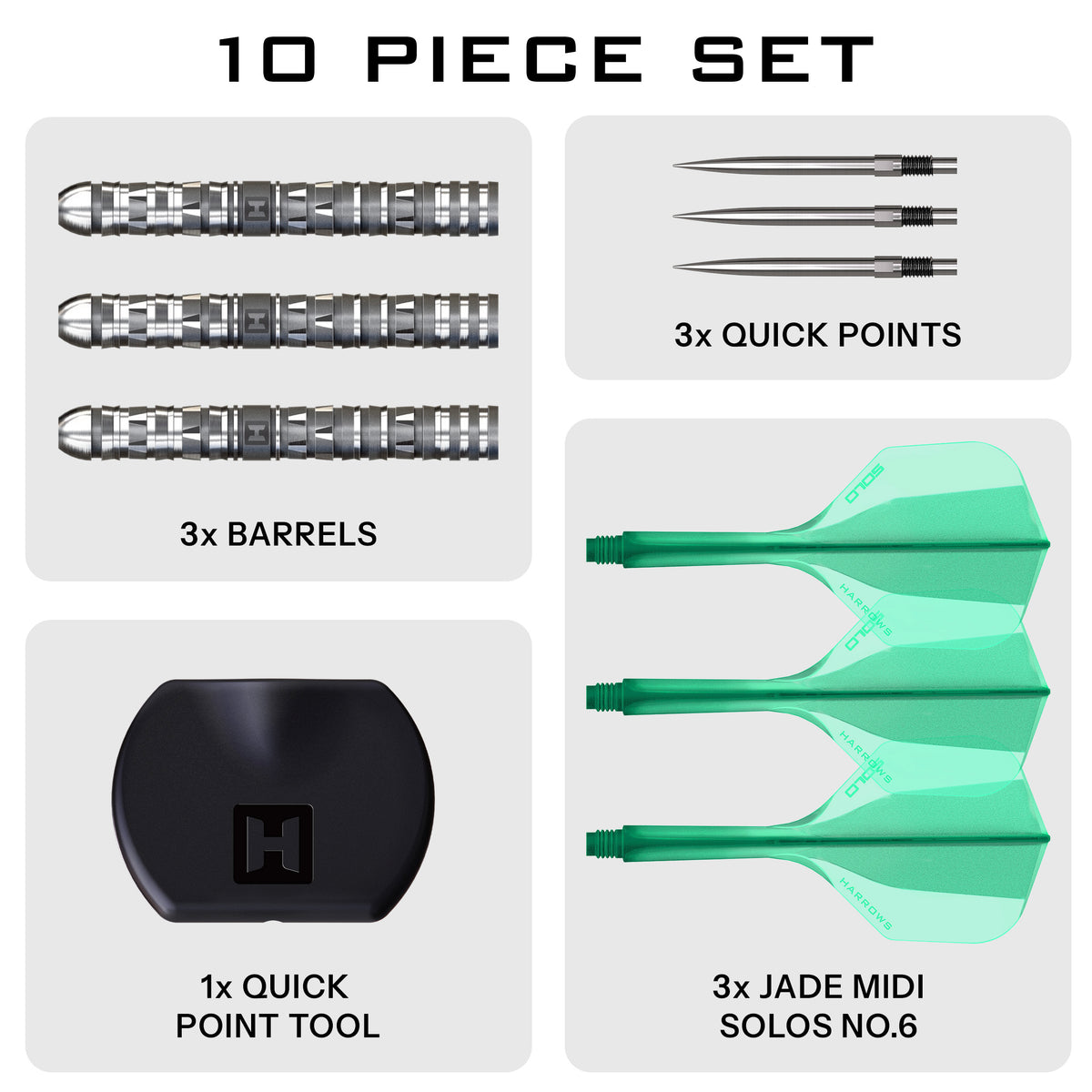 Harrows Torrent - 90% Tungsten Quick Point Darts - 23g 24g 25g